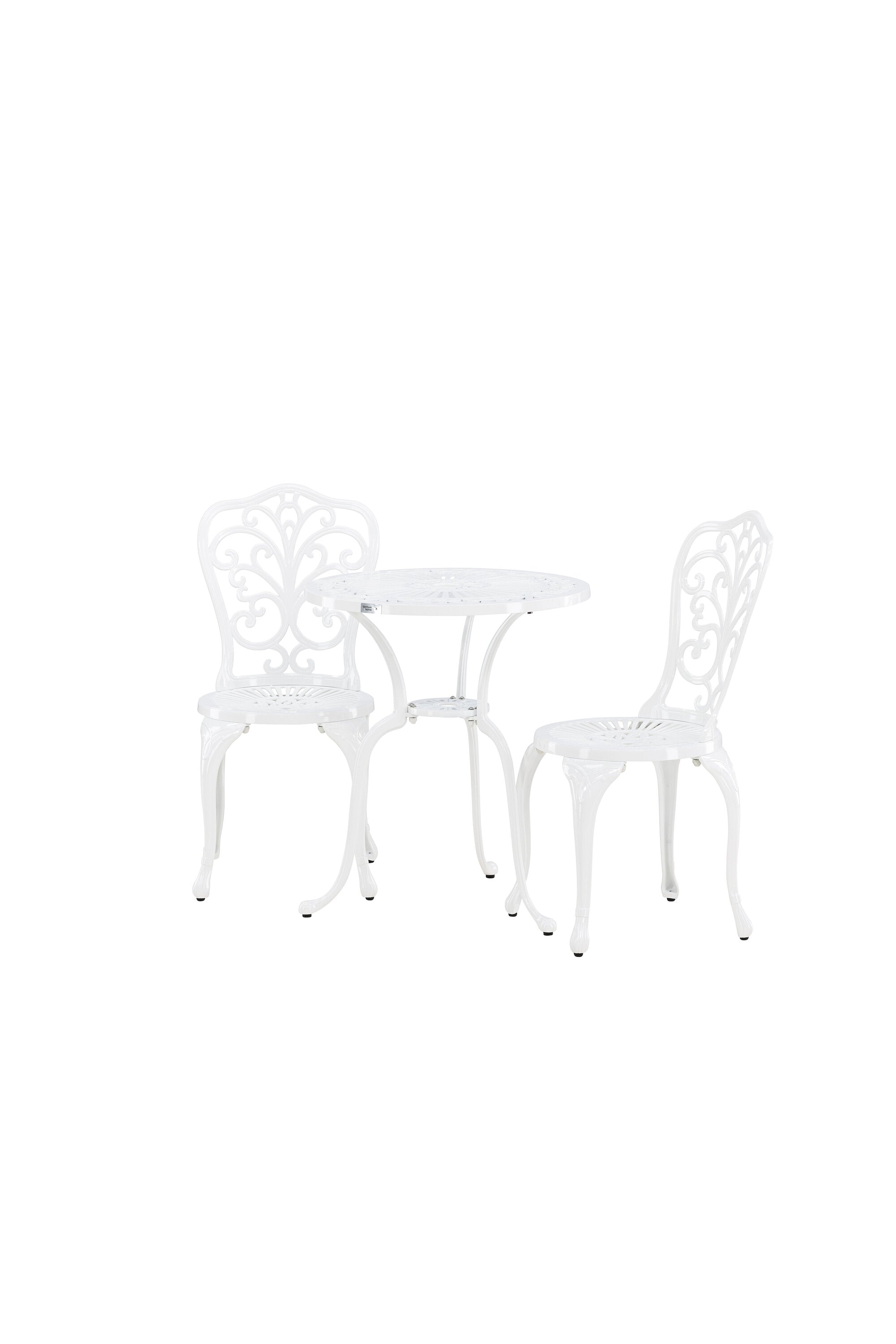 Nandin Tisch Set in Weiss / Weiss präsentiert im Onlineshop von KAQTU Design AG. Gartentischset ist von Venture Home