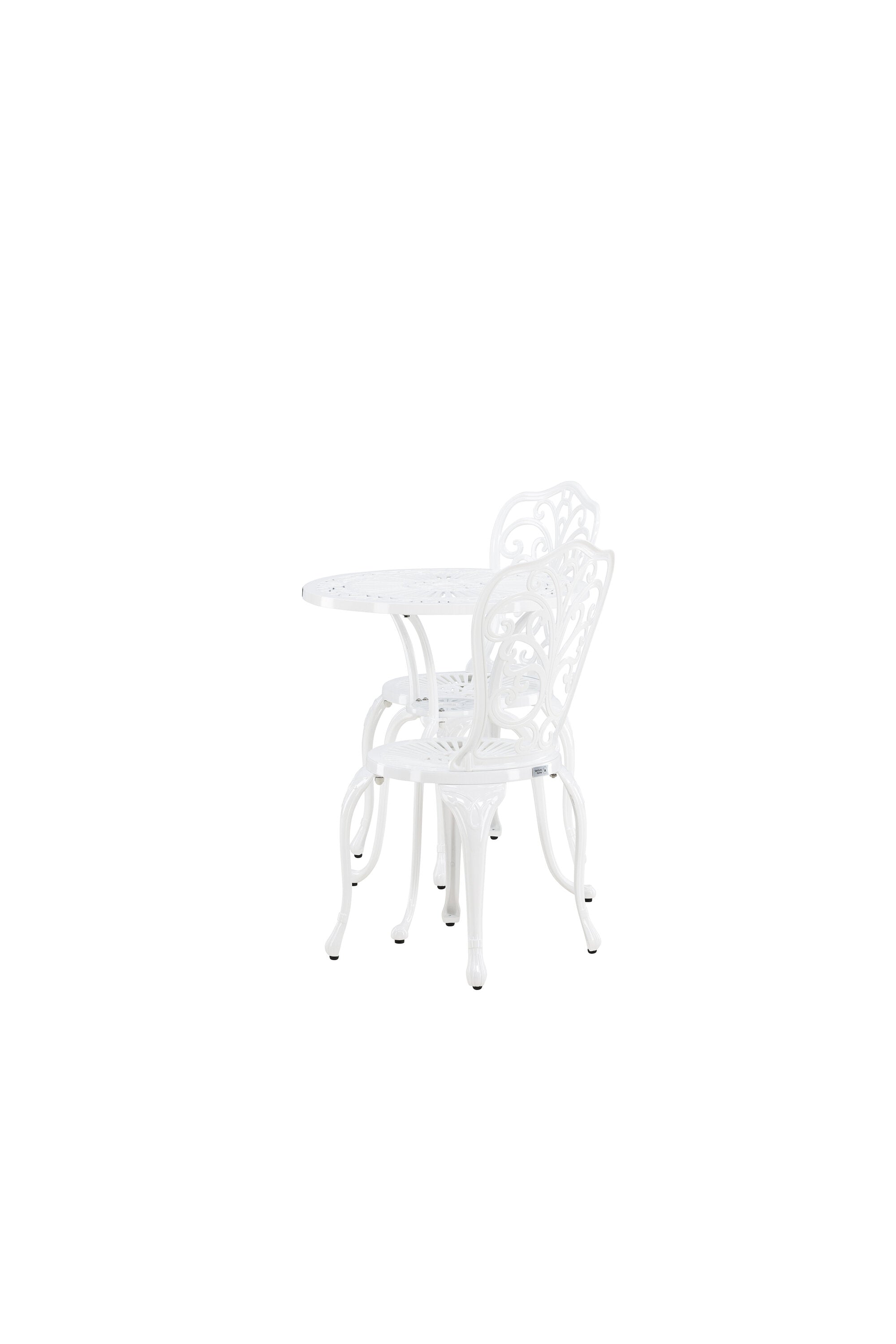 Nandin Tisch Set in Weiss / Weiss präsentiert im Onlineshop von KAQTU Design AG. Gartentischset ist von Venture Home