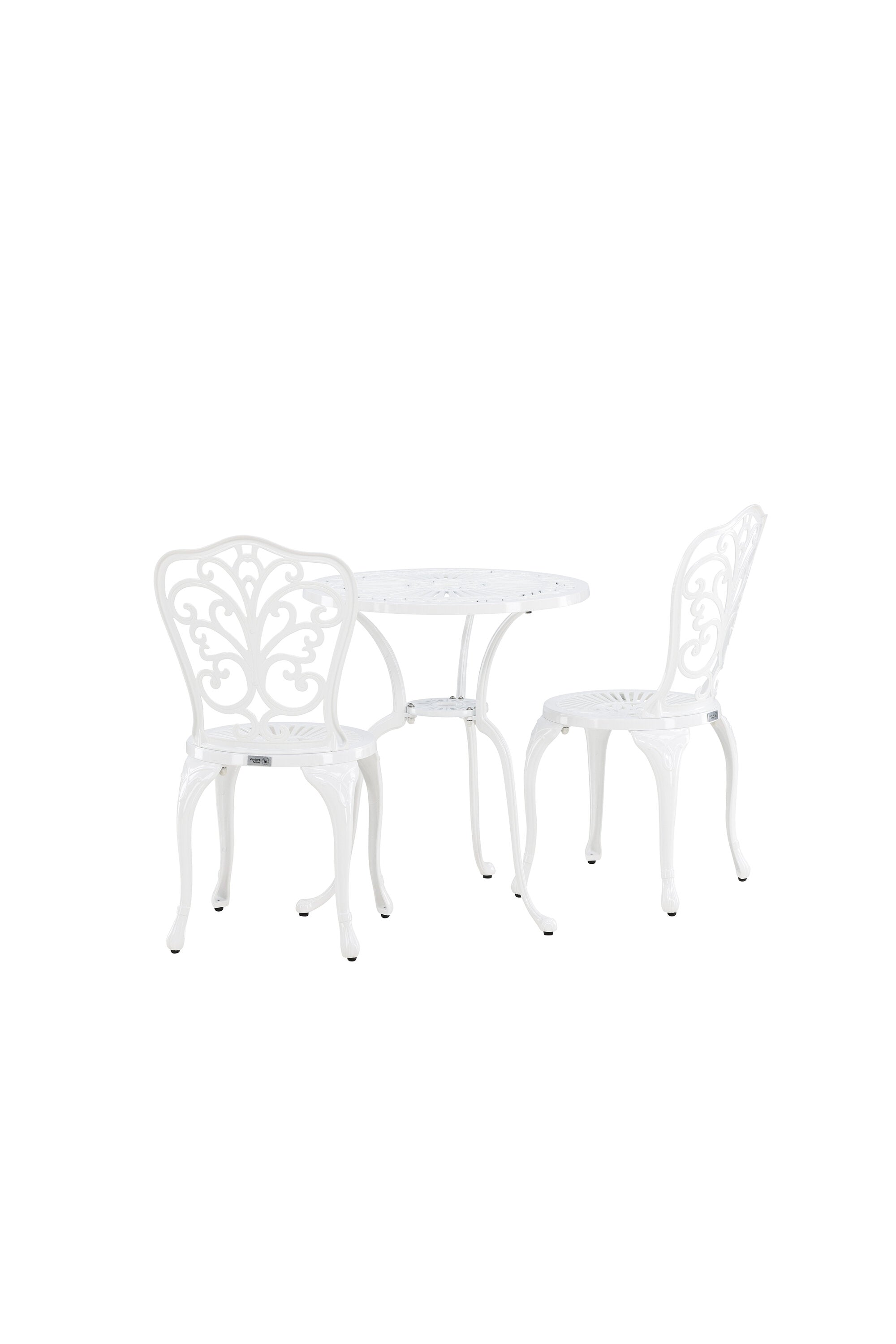 Nandin Tisch Set in Weiss / Weiss präsentiert im Onlineshop von KAQTU Design AG. Gartentischset ist von Venture Home