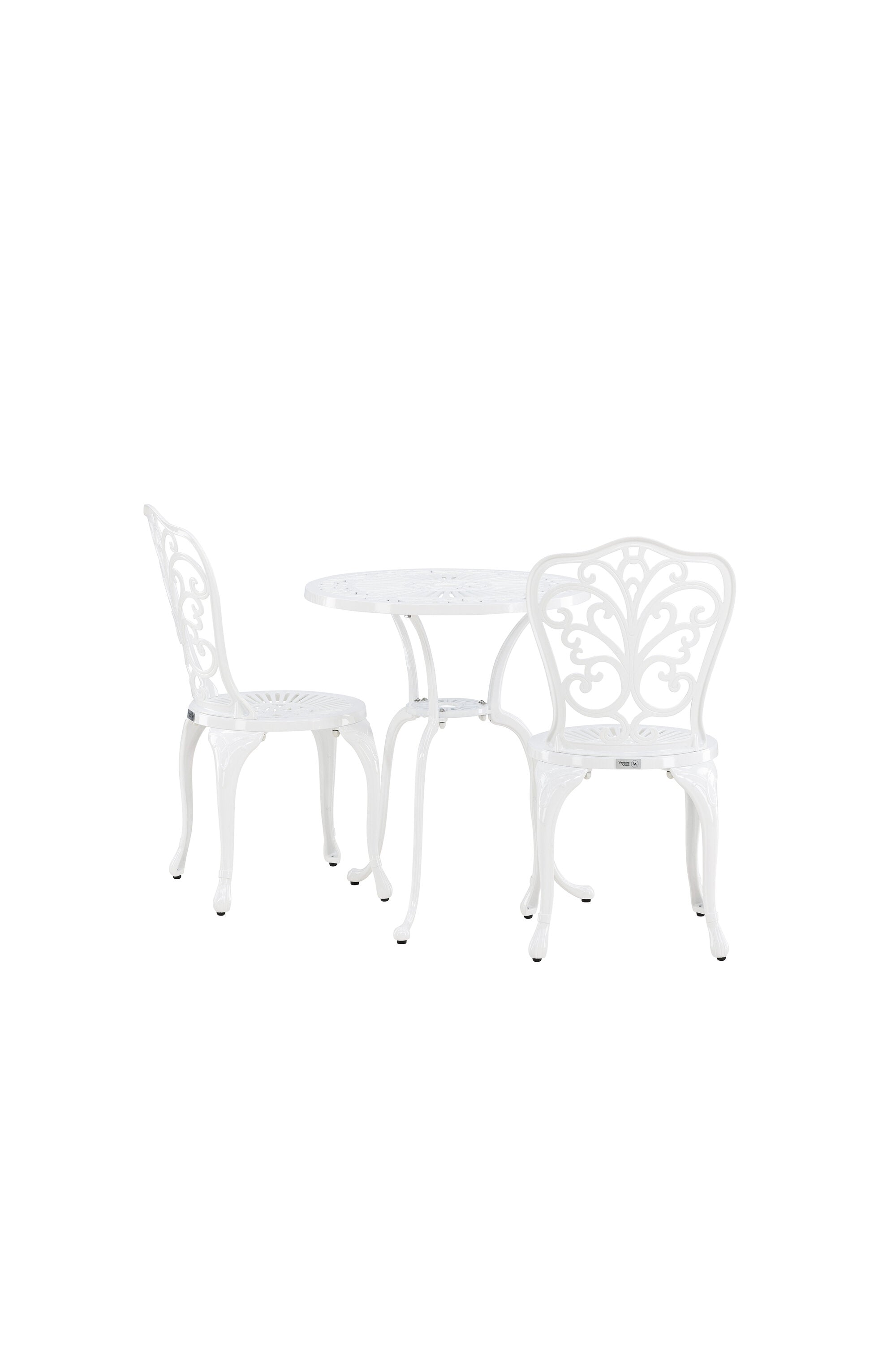Nandin Tisch Set in Weiss / Weiss präsentiert im Onlineshop von KAQTU Design AG. Gartentischset ist von Venture Home