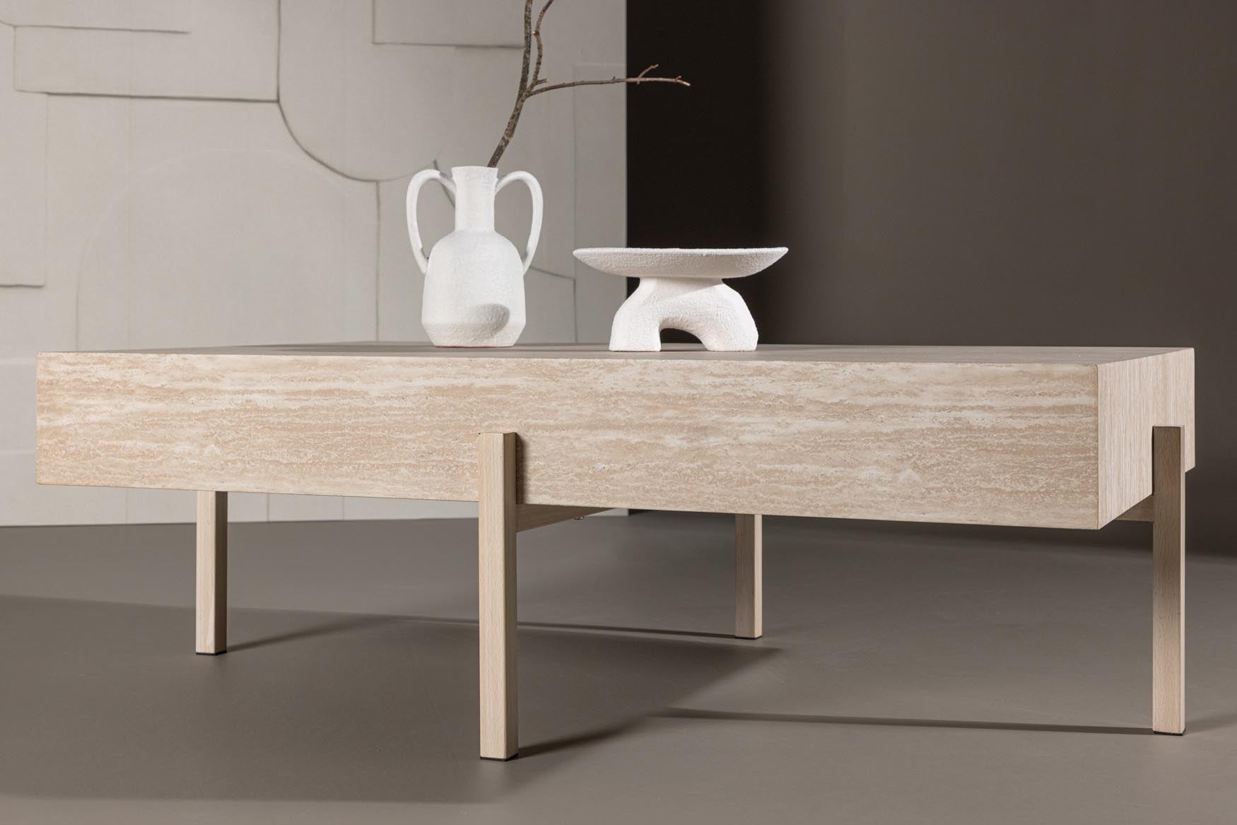 Eleganter Vadholmen Sofatisch 76x130 von Vind: Hochwertig, funktional und perfekt für Ihr modernes Zuhause. Ideal für Snacks und Dekoration.