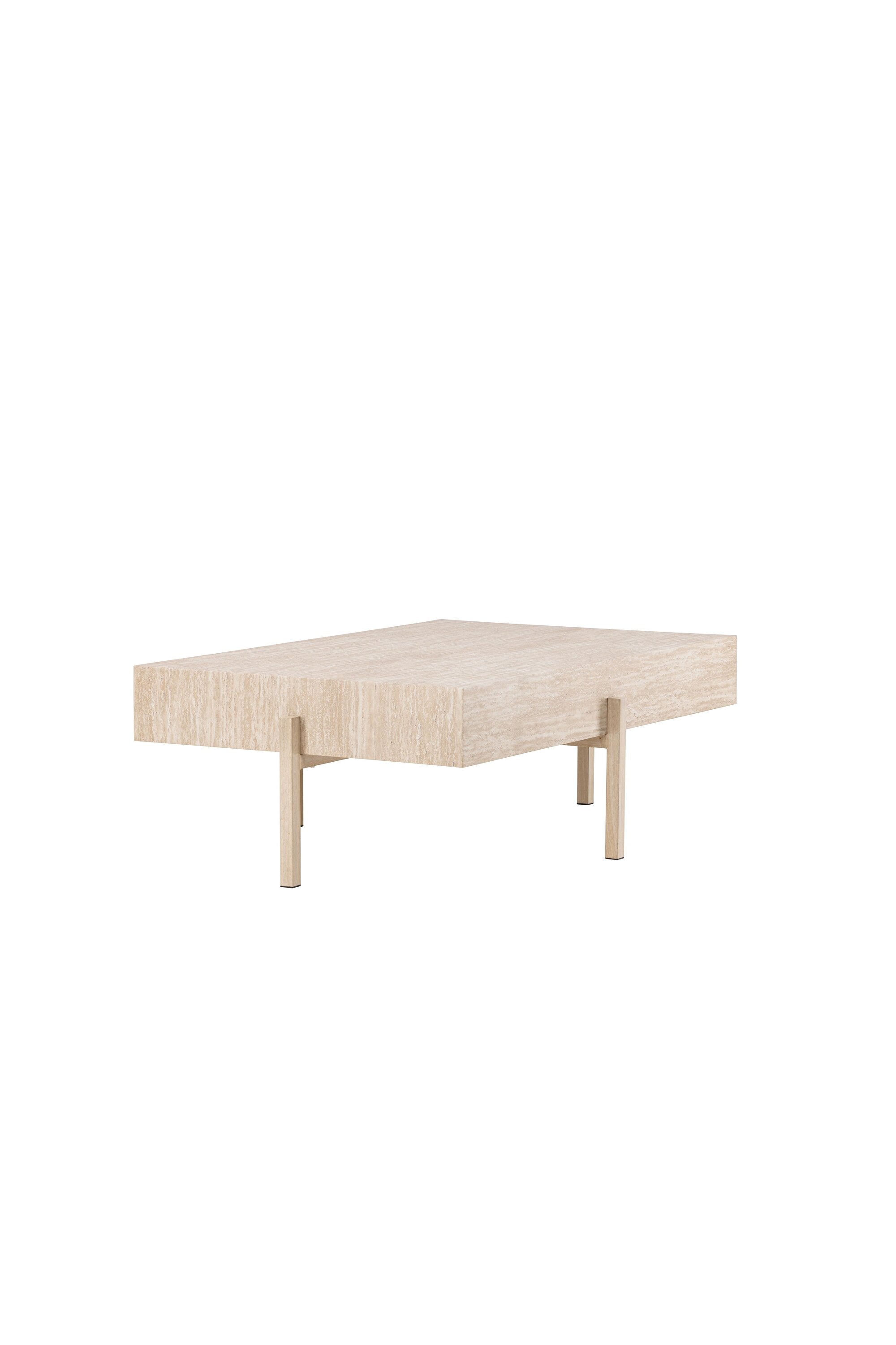 Vadholmen Sofatisch 76x130 in Travertine look präsentiert im Onlineshop von KAQTU Design AG. Beistelltisch ist von Vind