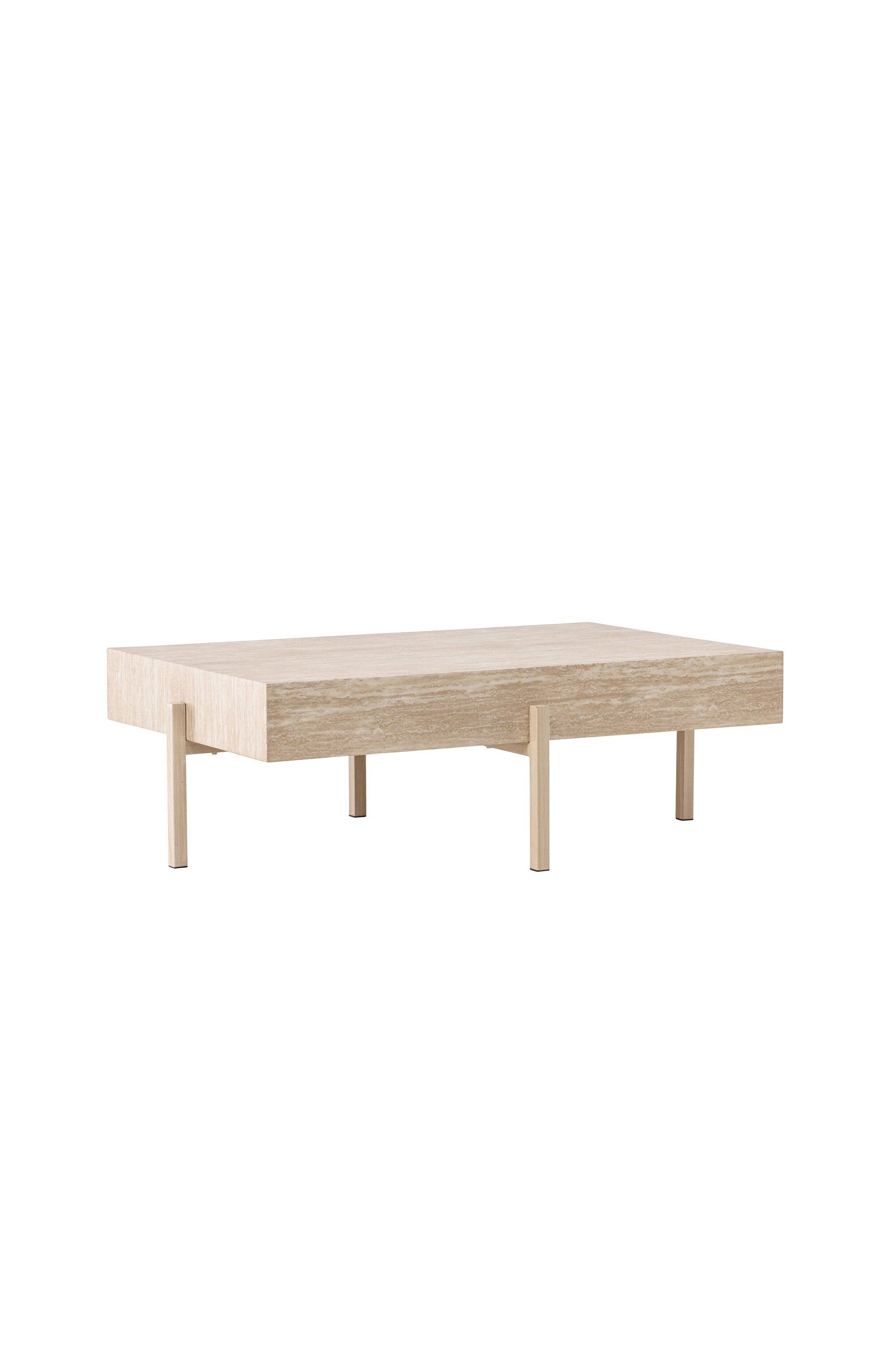 Vadholmen Sofatisch 76x130 in Travertine look präsentiert im Onlineshop von KAQTU Design AG. Beistelltisch ist von Vind