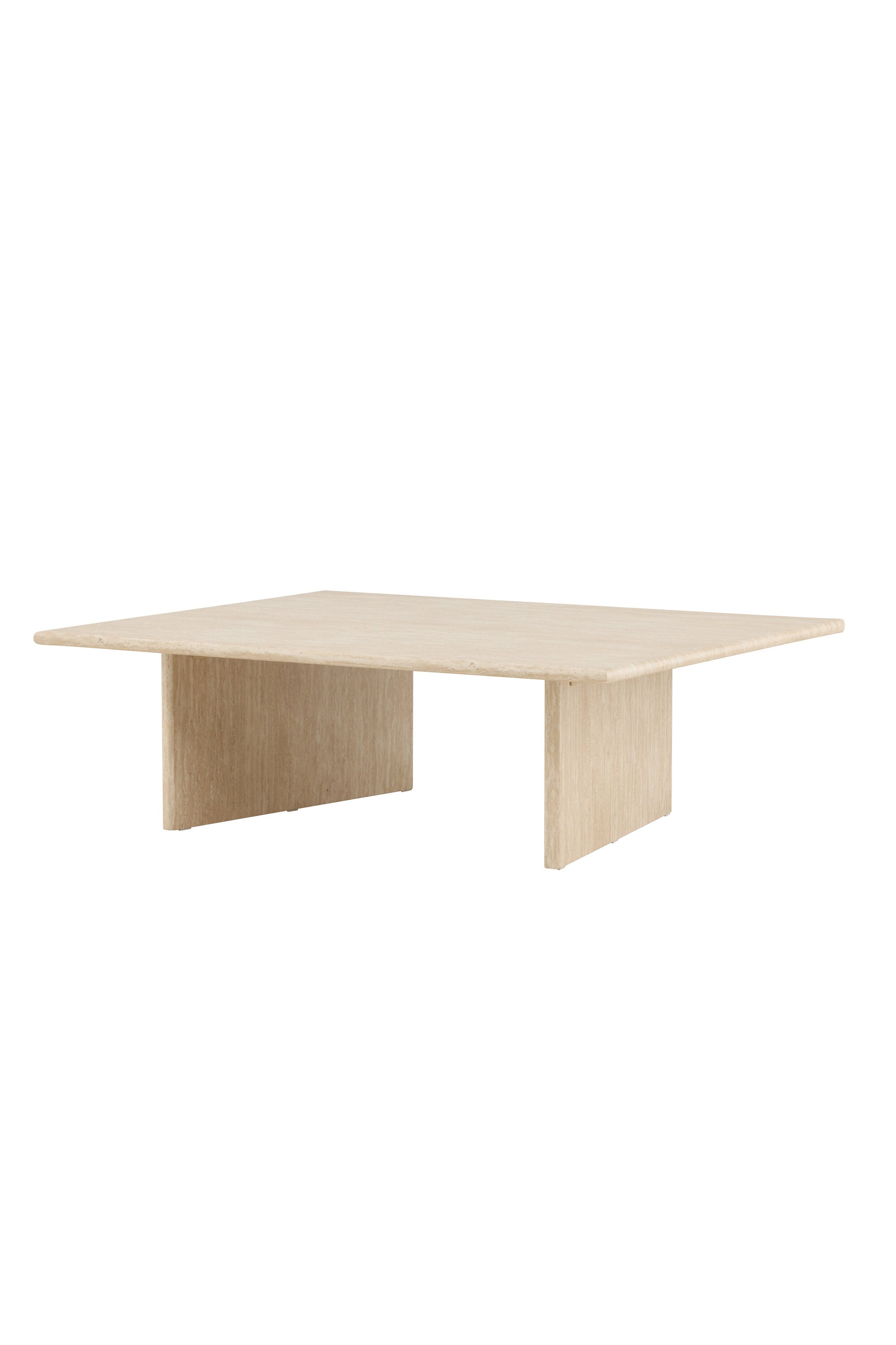 Skagen Sofatisch 100x120 in Travertine look präsentiert im Onlineshop von KAQTU Design AG. Beistelltisch ist von Vind