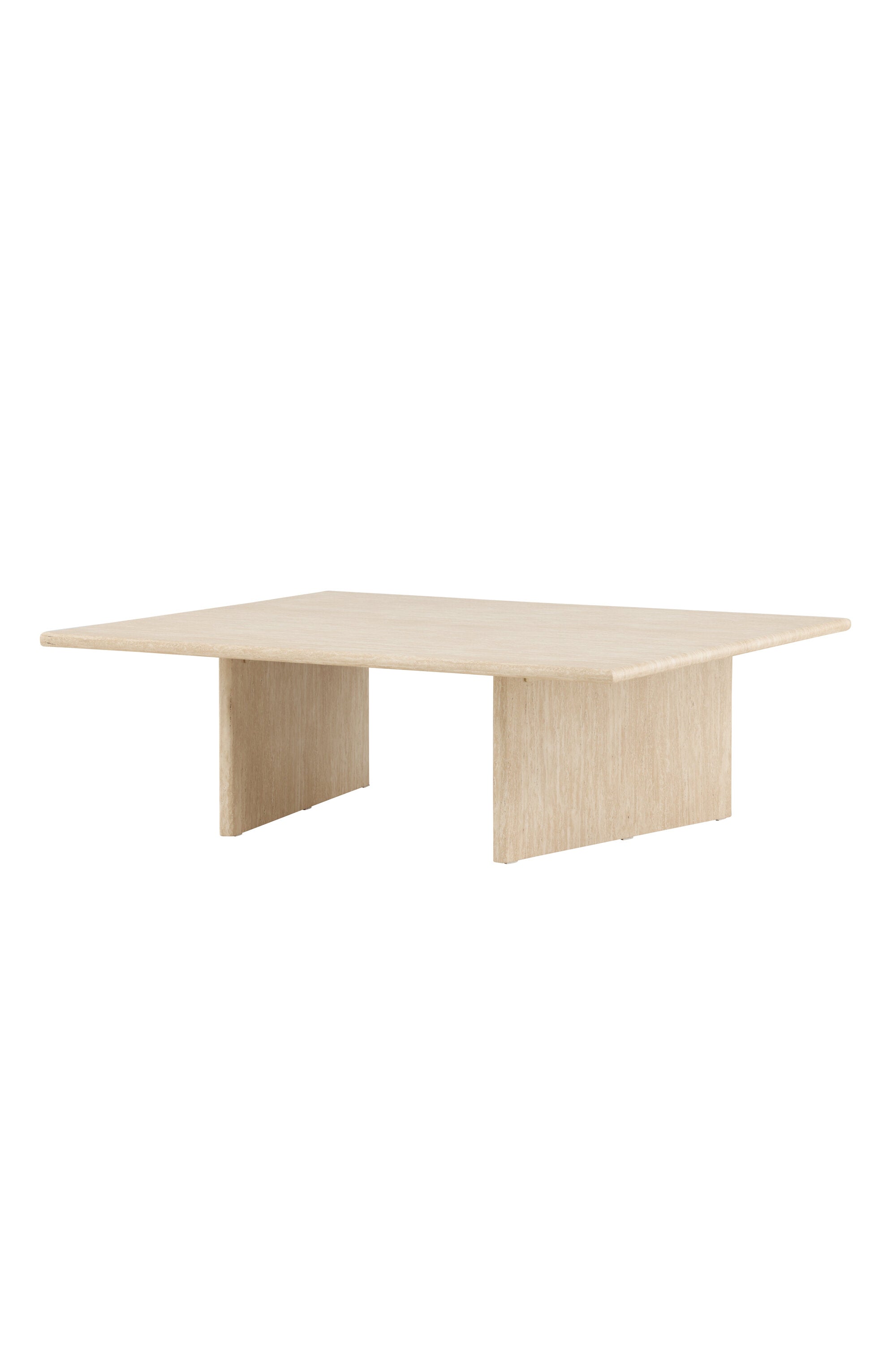 Skagen Sofatisch 100x120 in Travertine look präsentiert im Onlineshop von KAQTU Design AG. Beistelltisch ist von Vind