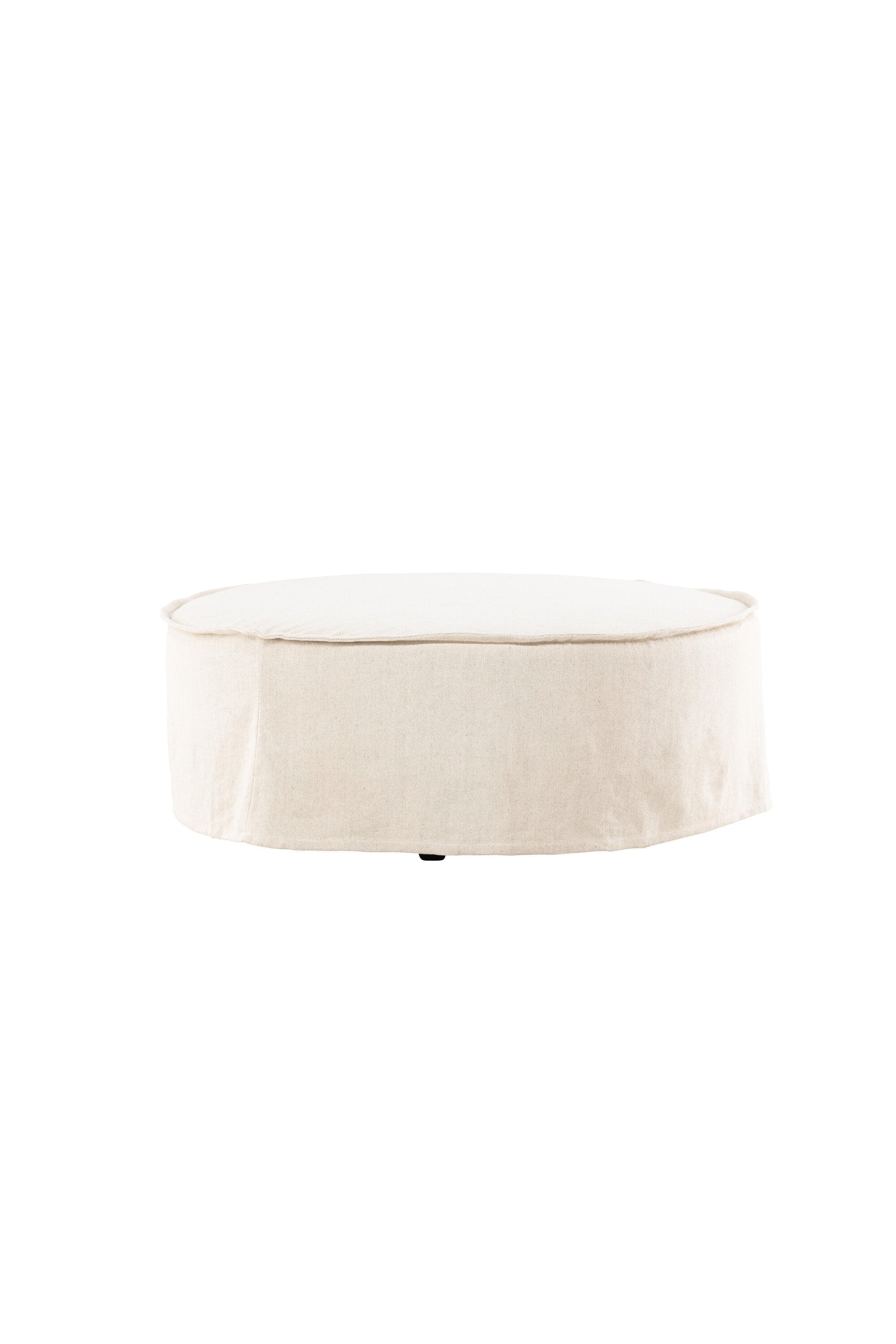 Vindö Ottoman ⌀101 in Beige Linen präsentiert im Onlineshop von KAQTU Design AG. Ottoman ist von Vind