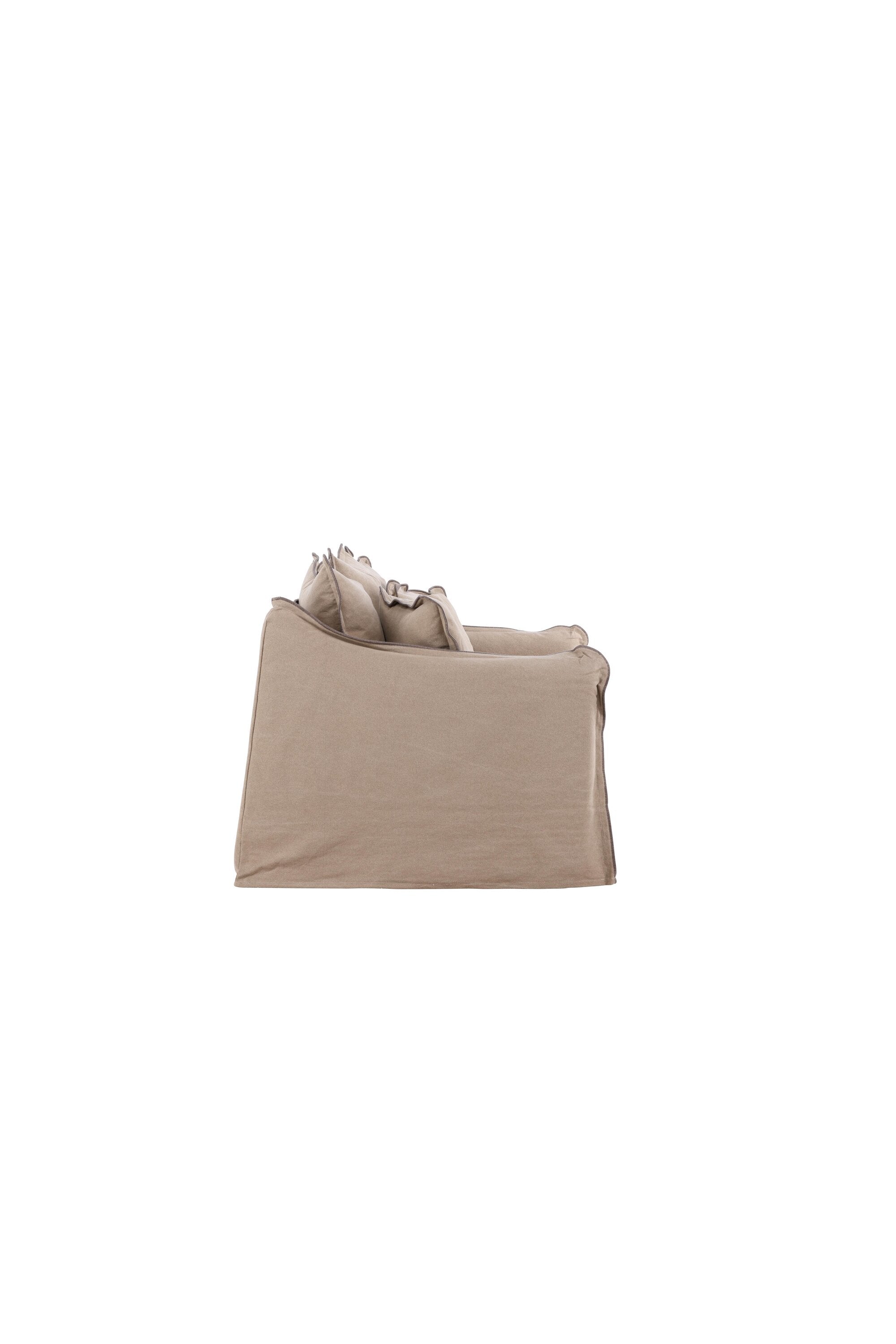 Oskarshamn 3 Seater Sofa in Beige/Brown präsentiert im Onlineshop von KAQTU Design AG. 3er Sofa ist von Vind
