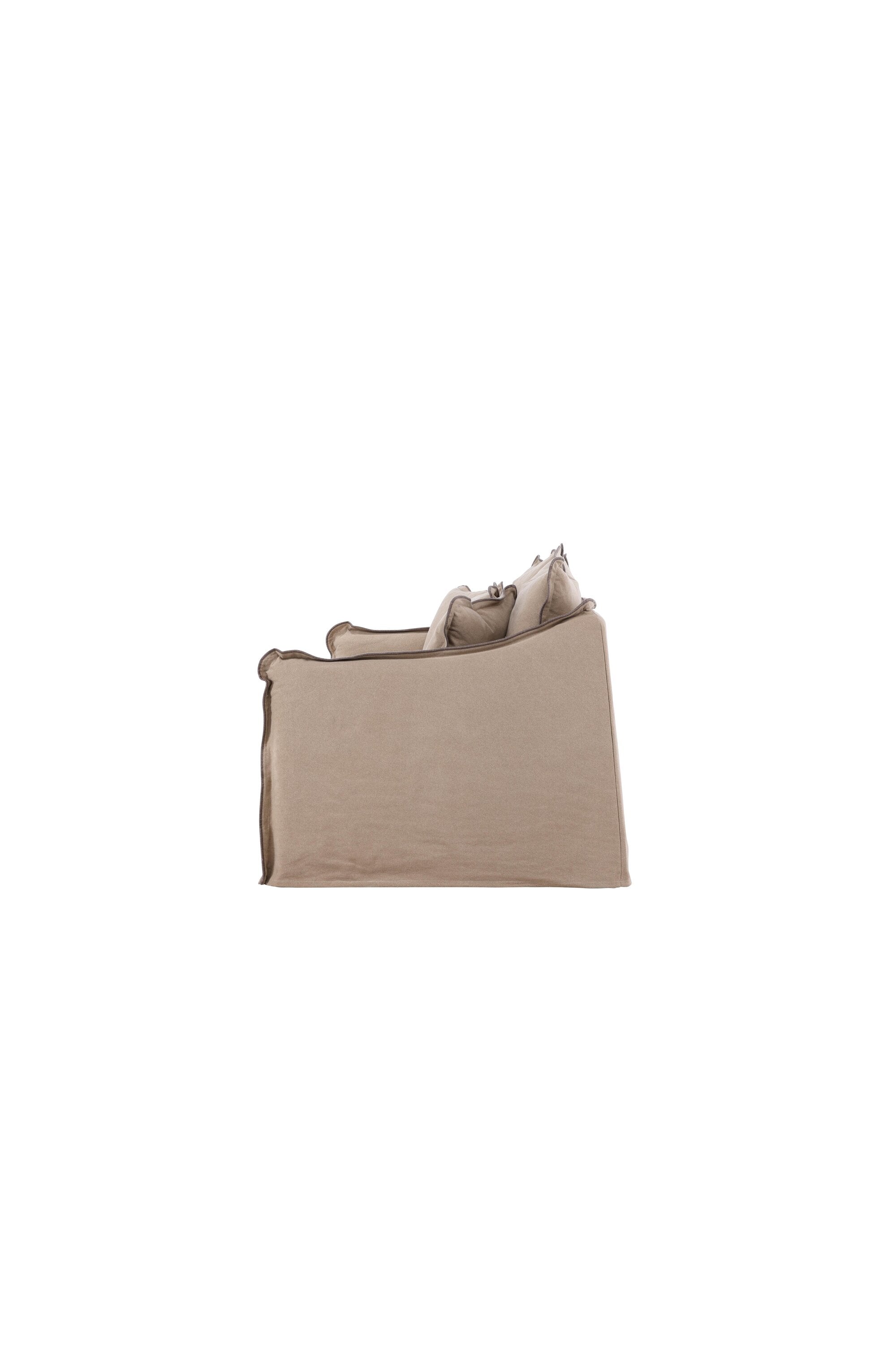 Oskarshamn 3 Seater Sofa in Beige/Brown präsentiert im Onlineshop von KAQTU Design AG. 3er Sofa ist von Vind