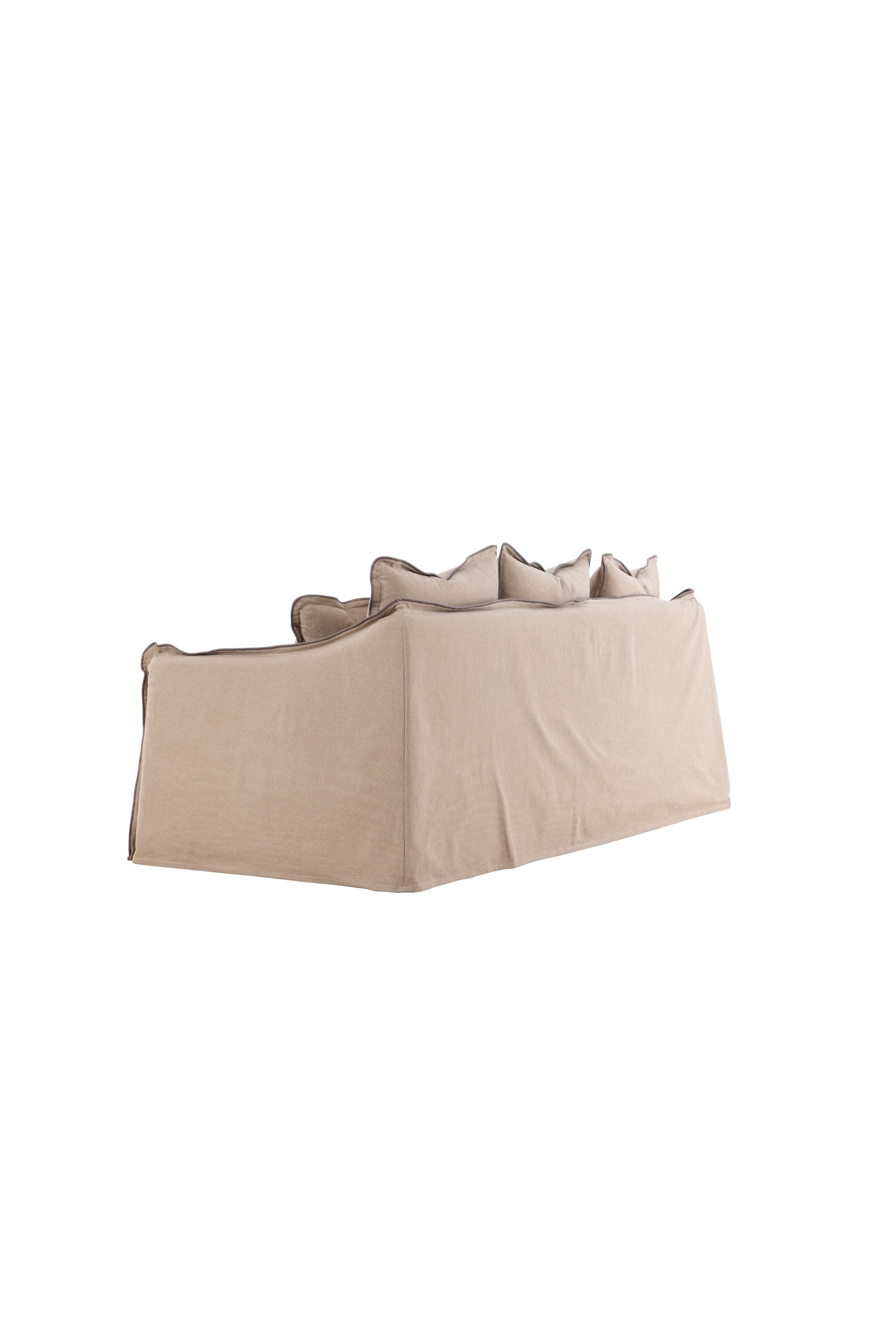 Oskarshamn 3 Seater Sofa in Beige/Brown präsentiert im Onlineshop von KAQTU Design AG. 3er Sofa ist von Vind