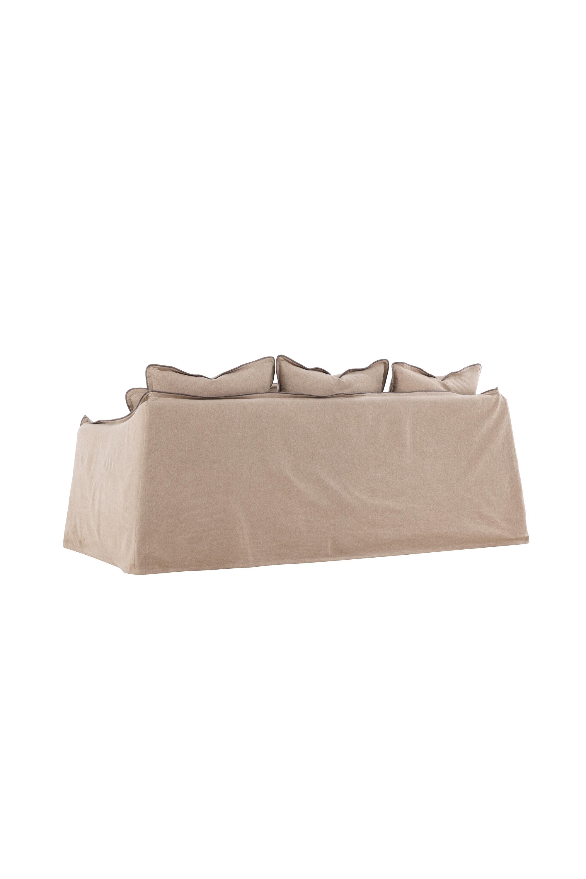 Oskarshamn 3 Seater Sofa in Beige/Brown präsentiert im Onlineshop von KAQTU Design AG. 3er Sofa ist von Vind