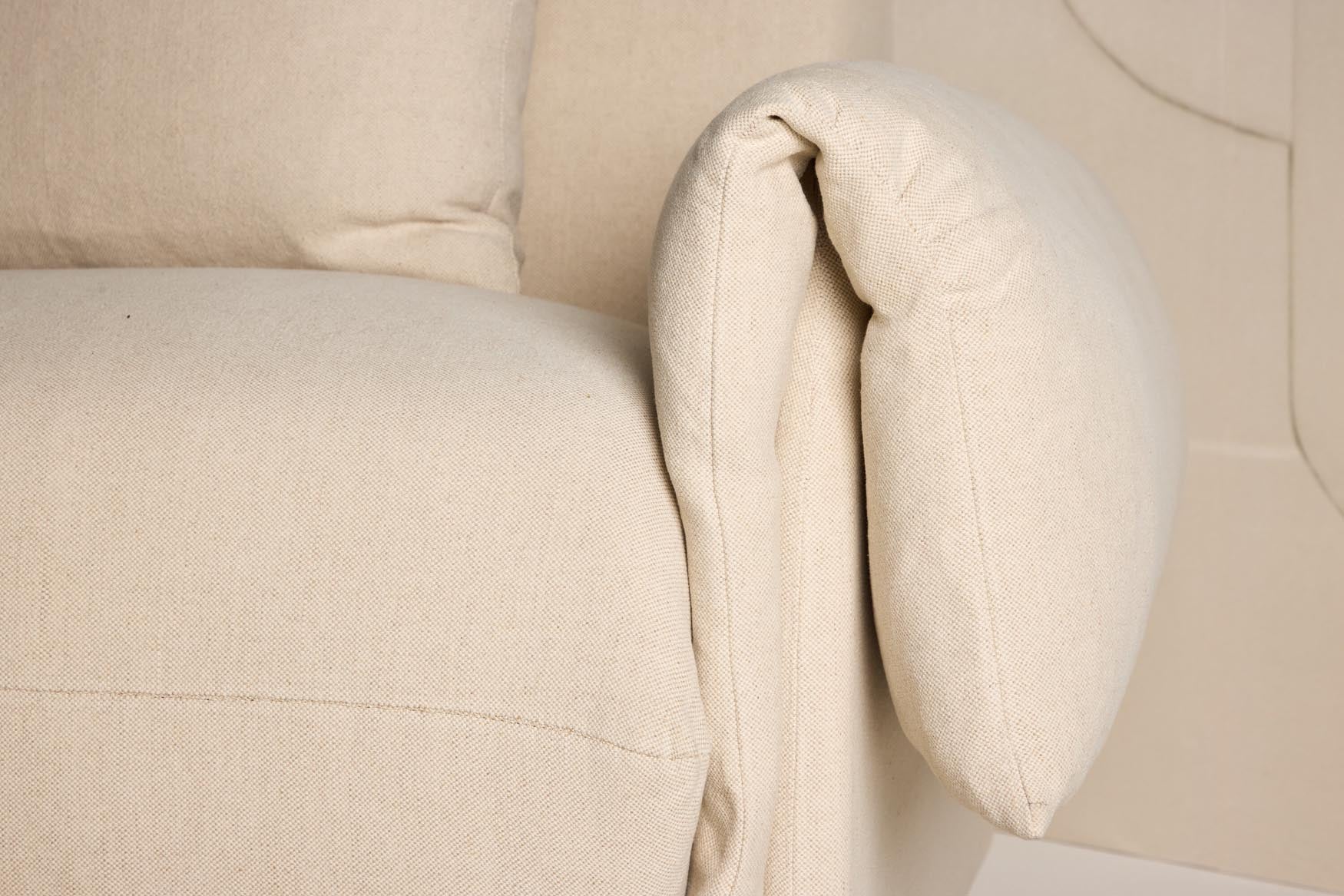 Mollösund 1 Seater in Beige Linen präsentiert im Onlineshop von KAQTU Design AG. Sessel mit Armlehnen ist von Vind