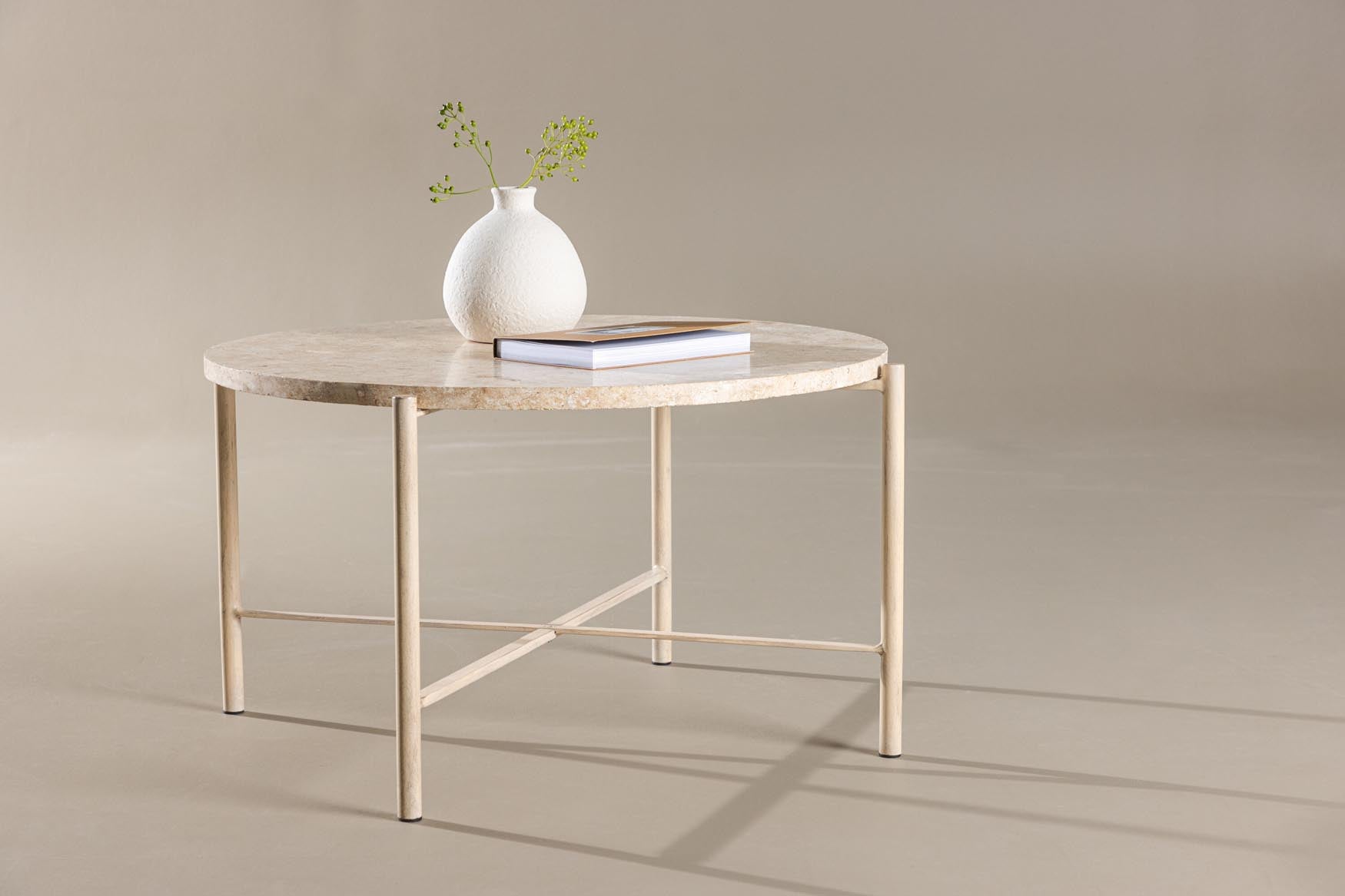 Sandhamn Sofatisch in Mactan / Beige präsentiert im Onlineshop von KAQTU Design AG. Beistelltisch ist von Vind
