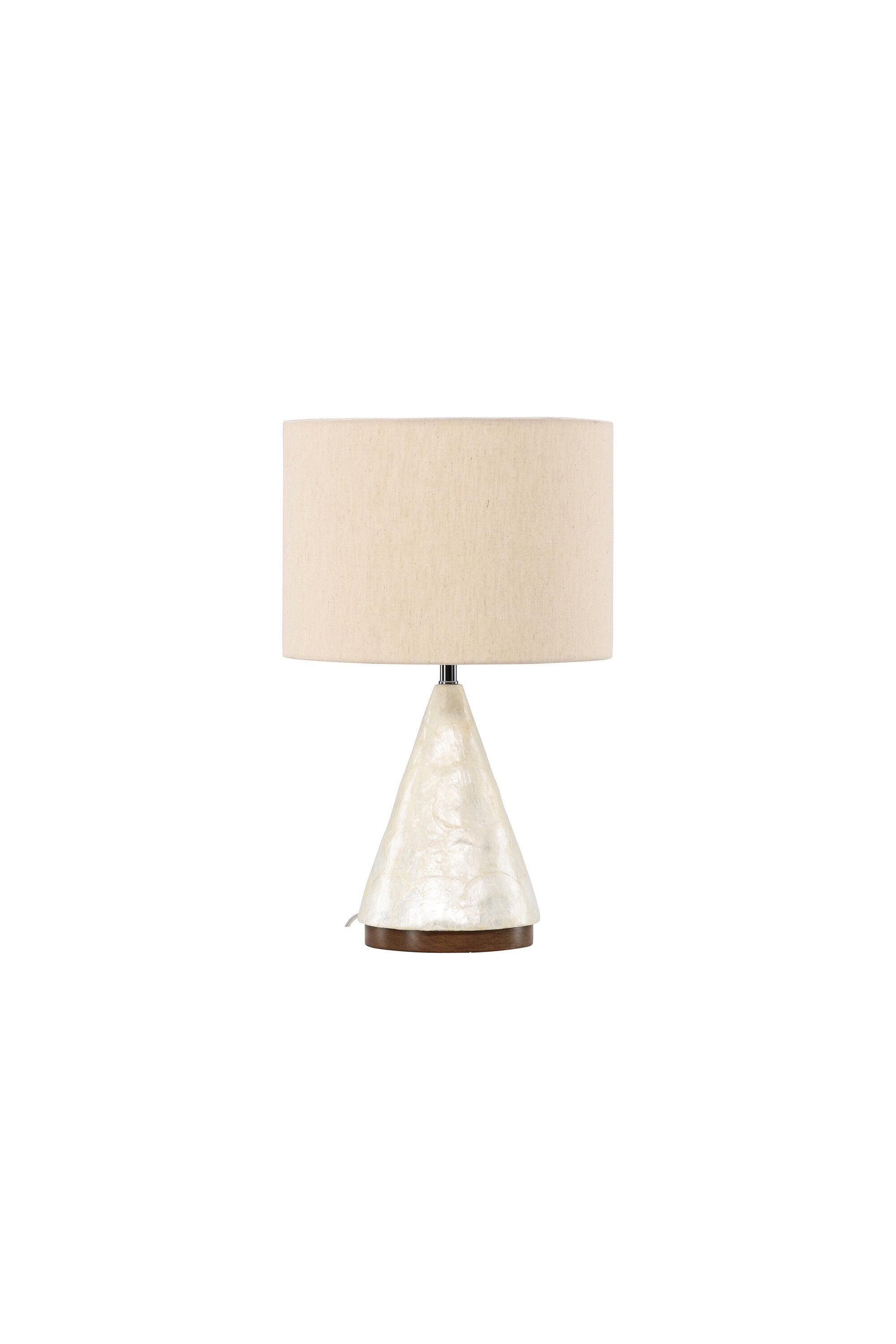 Donsö Tischleuchte ⌀35 in Capiz / Natural präsentiert im Onlineshop von KAQTU Design AG. Tischleuchte ist von Vind
