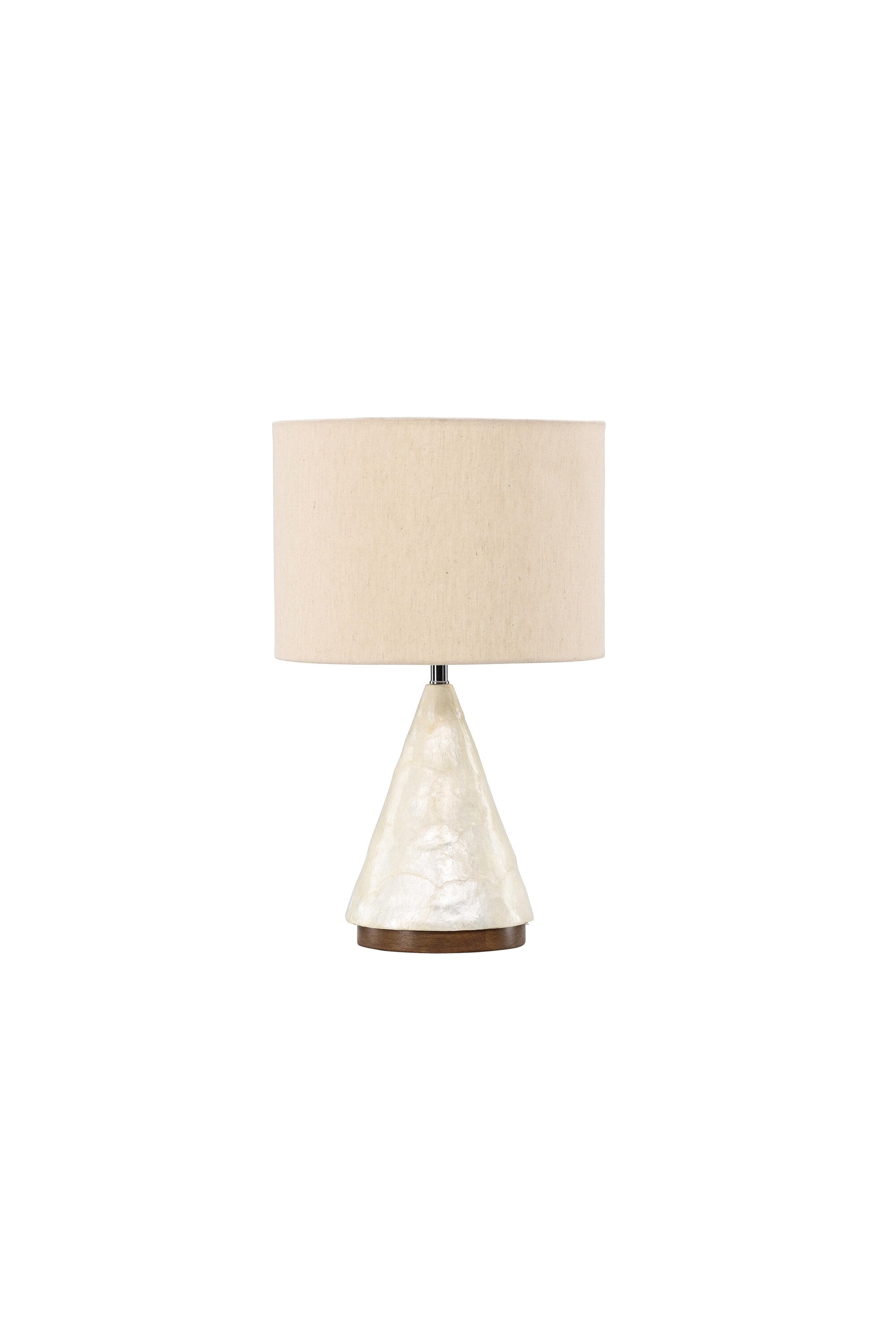 Donsö Tischleuchte ⌀35 in Capiz / Natural präsentiert im Onlineshop von KAQTU Design AG. Tischleuchte ist von Vind