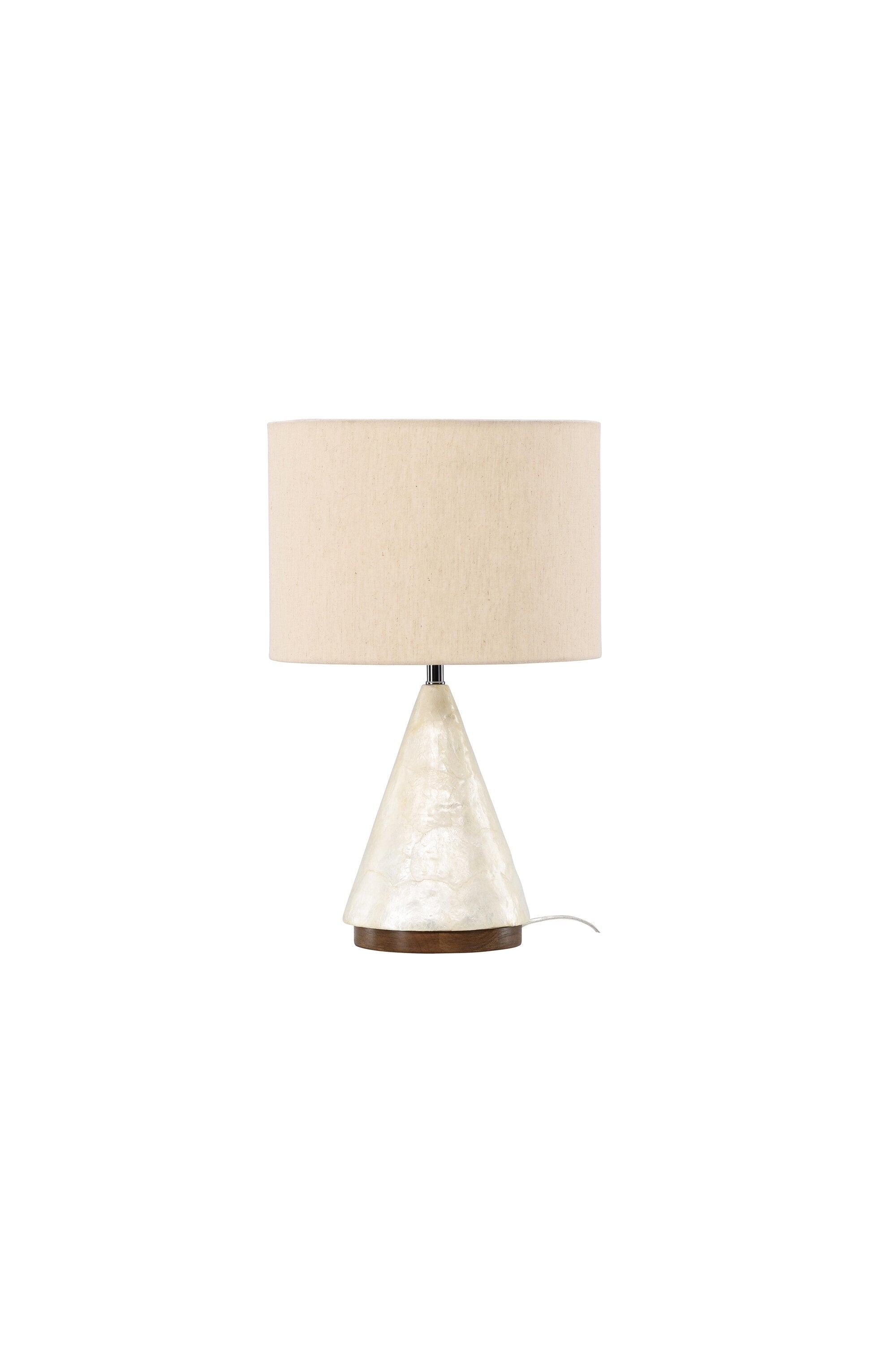 Donsö Tischleuchte ⌀35 in Capiz / Natural präsentiert im Onlineshop von KAQTU Design AG. Tischleuchte ist von Vind