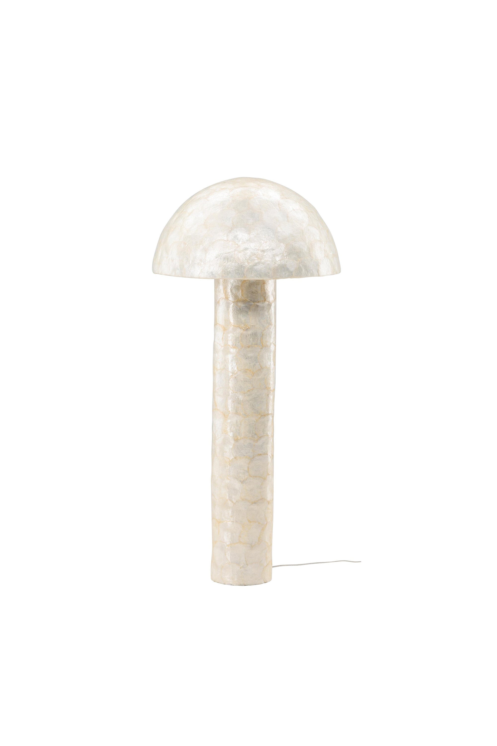 Lindön Stehleuchte ⌀55 in Capiz / Natural präsentiert im Onlineshop von KAQTU Design AG. Stehleuchte ist von Vind