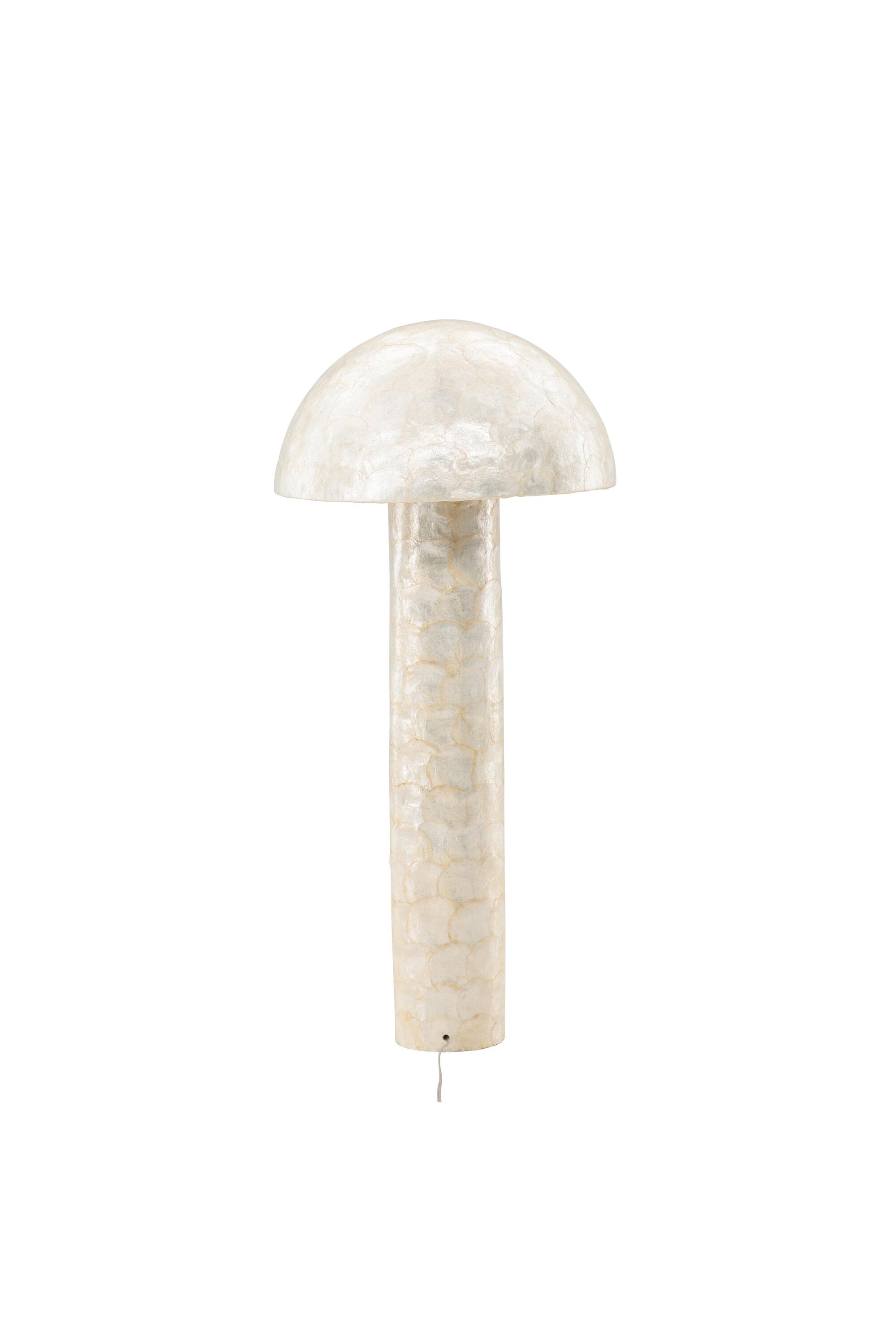 Lindön Stehleuchte ⌀55 in Capiz / Natural präsentiert im Onlineshop von KAQTU Design AG. Stehleuchte ist von Vind
