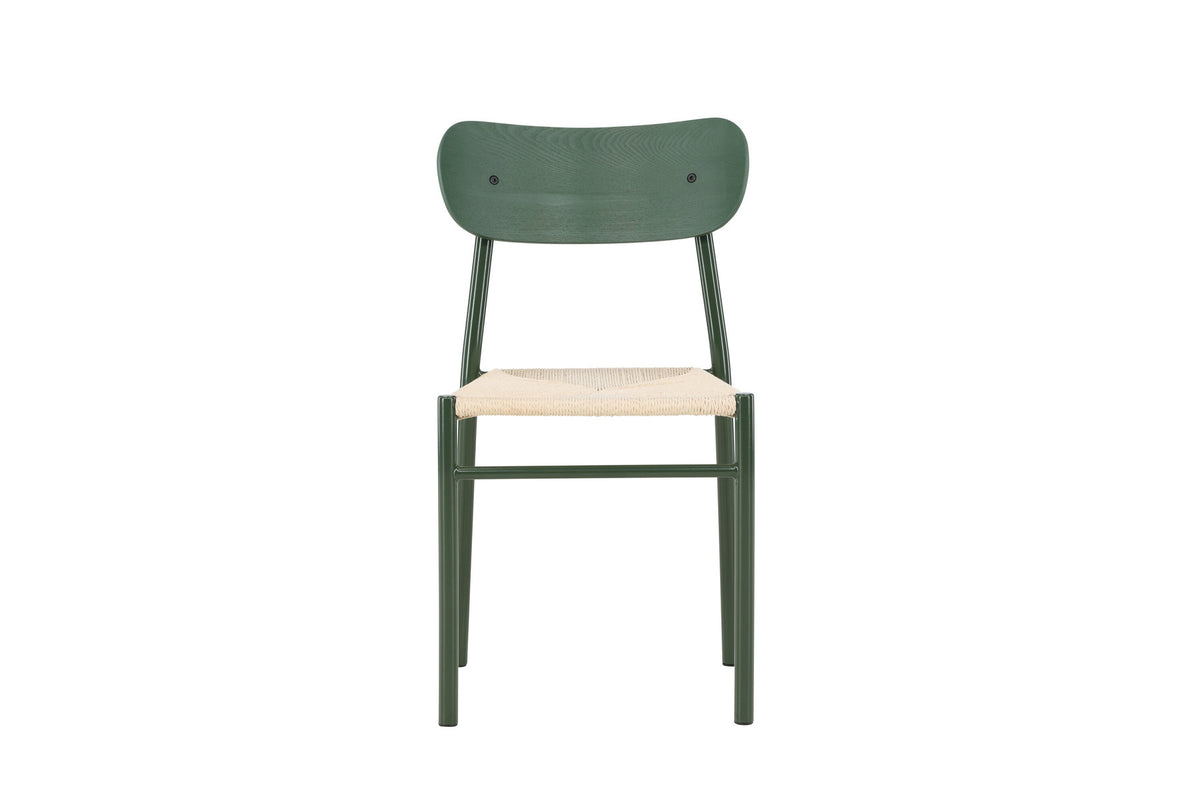 Polly Esszimmerstuhl in Grün präsentiert im Onlineshop von KAQTU Design AG. Stuhl ist von Venture Home