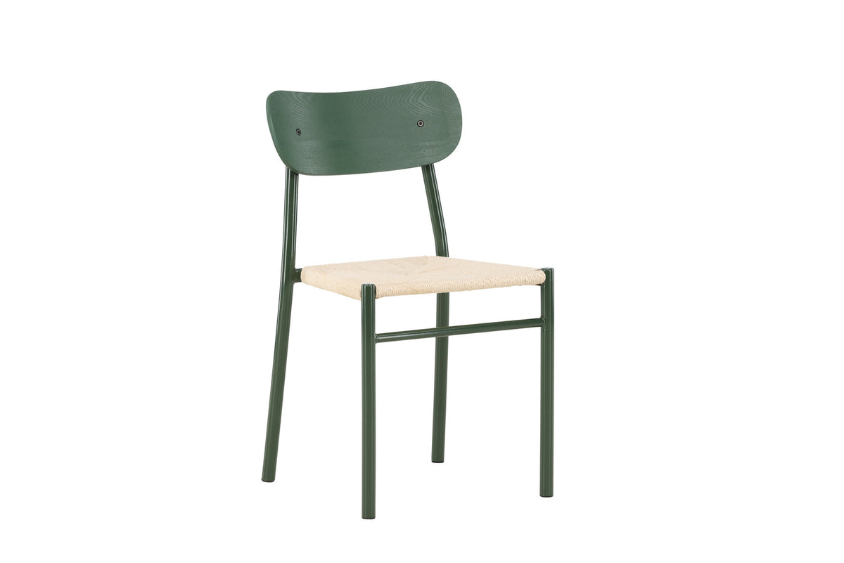 Polly Esszimmerstuhl in Grün präsentiert im Onlineshop von KAQTU Design AG. Stuhl ist von Venture Home