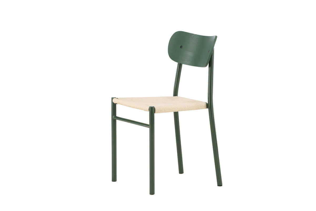 Polly Esszimmerstuhl in Grün präsentiert im Onlineshop von KAQTU Design AG. Stuhl ist von Venture Home
