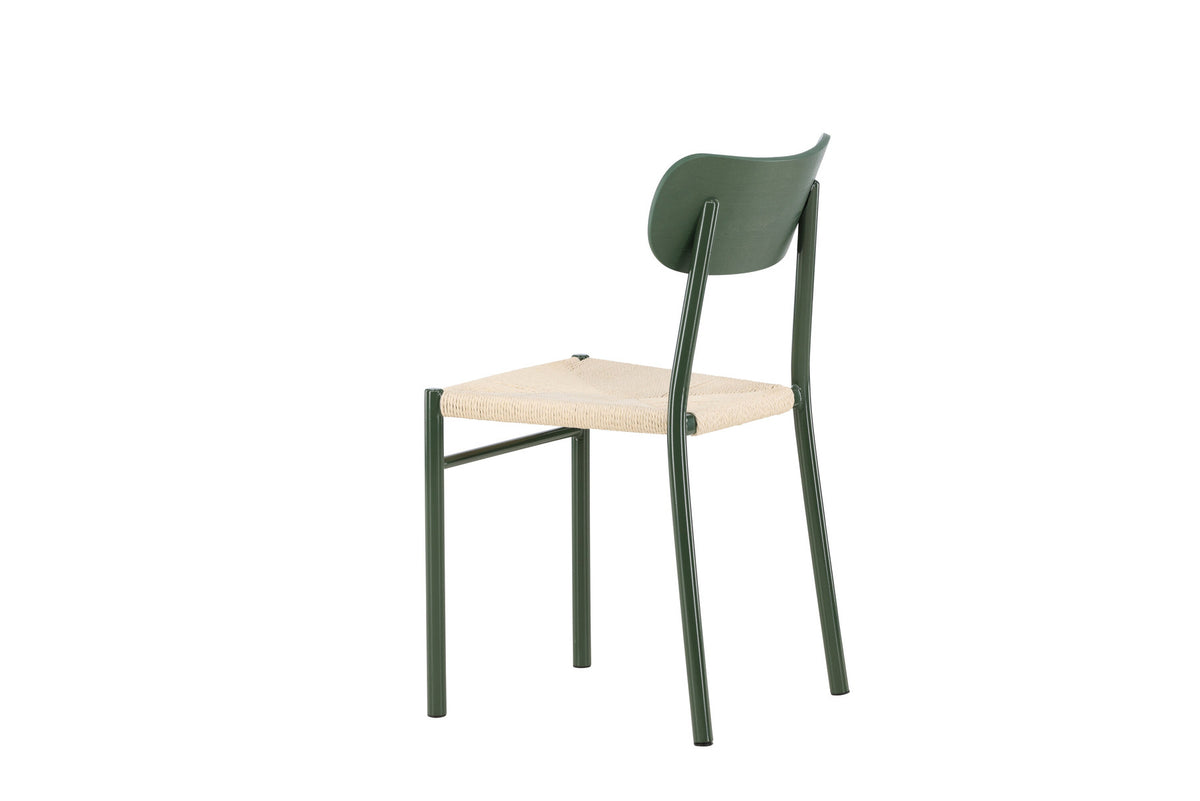 Polly Esszimmerstuhl in Grün präsentiert im Onlineshop von KAQTU Design AG. Stuhl ist von Venture Home