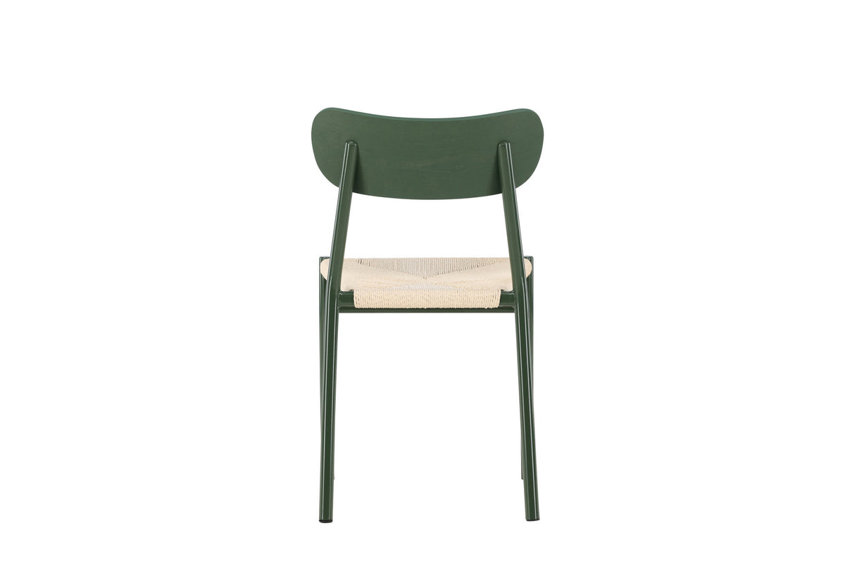 Polly Esszimmerstuhl in Grün präsentiert im Onlineshop von KAQTU Design AG. Stuhl ist von Venture Home