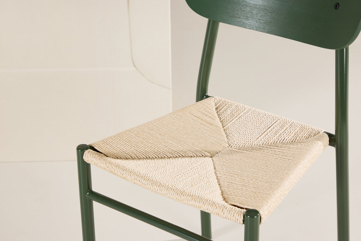 Polly Esszimmerstuhl in Grün präsentiert im Onlineshop von KAQTU Design AG. Stuhl ist von Venture Home