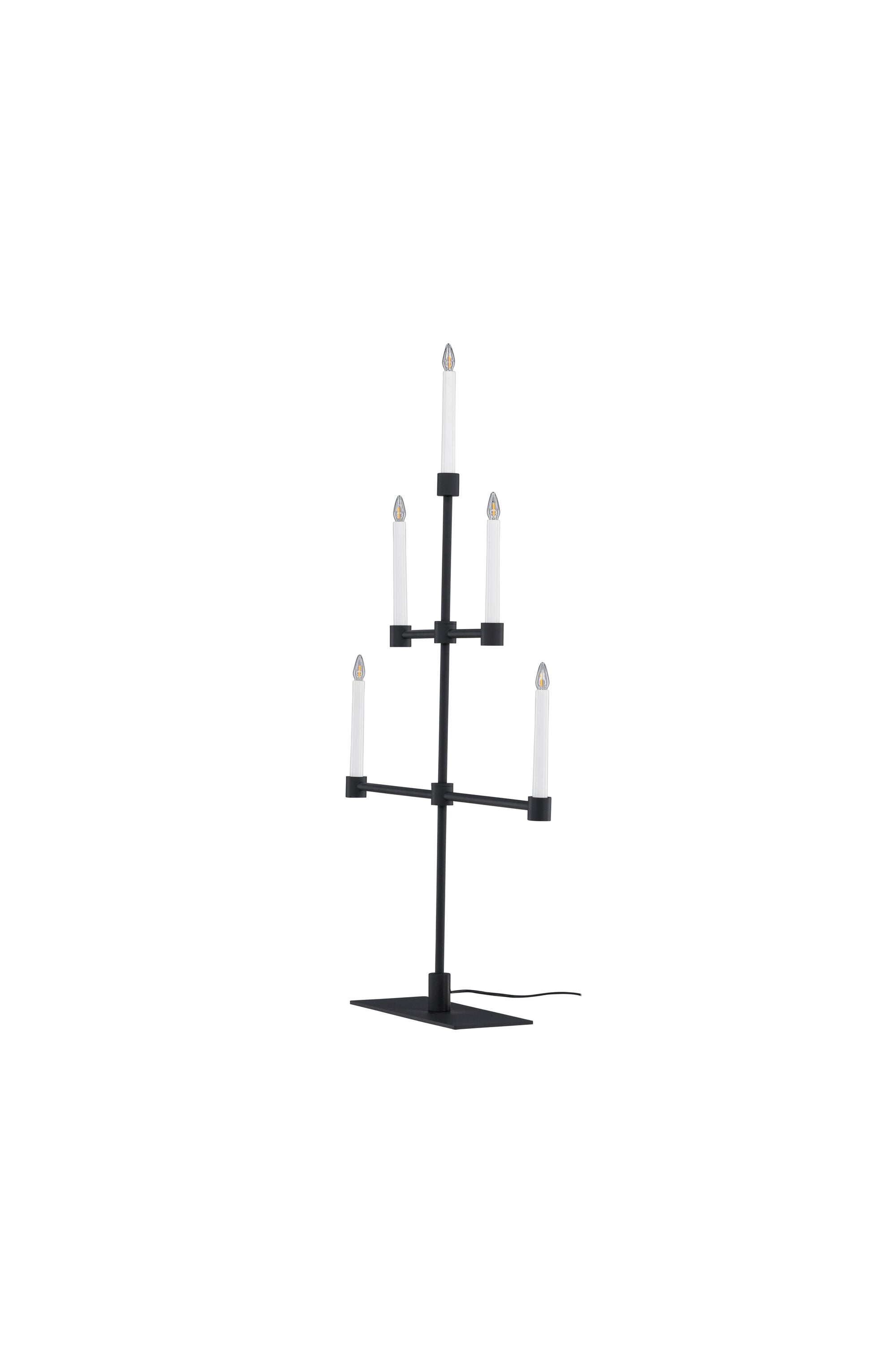 Avoriaz Tischleuchte in Schwarz-Weiss präsentiert im Onlineshop von KAQTU Design AG. Tischleuchte ist von Venture Home