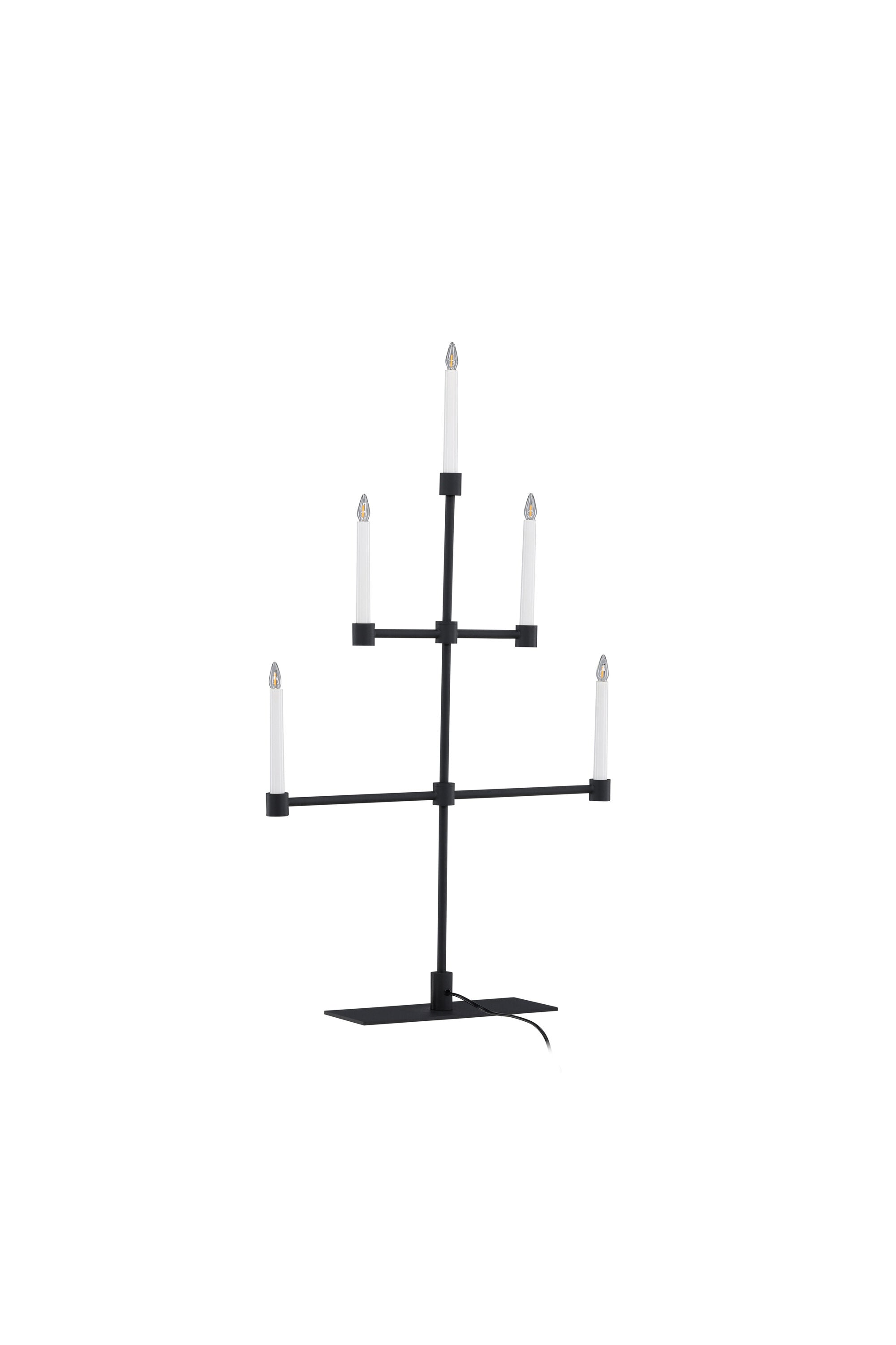 Avoriaz Tischleuchte in Schwarz-Weiss präsentiert im Onlineshop von KAQTU Design AG. Tischleuchte ist von Venture Home