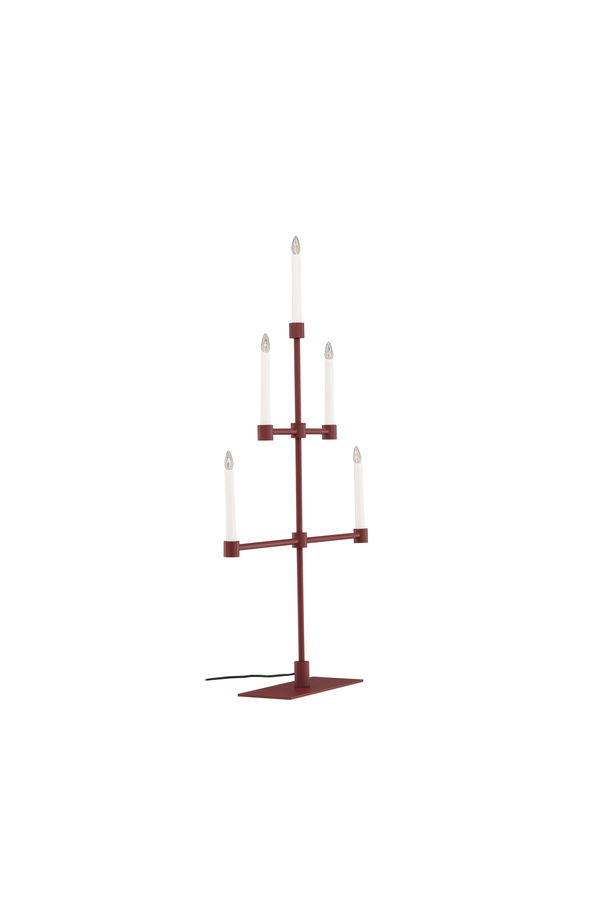 Avoriaz Tischleuchte in Rot-Weiss präsentiert im Onlineshop von KAQTU Design AG. Tischleuchte ist von Venture Home
