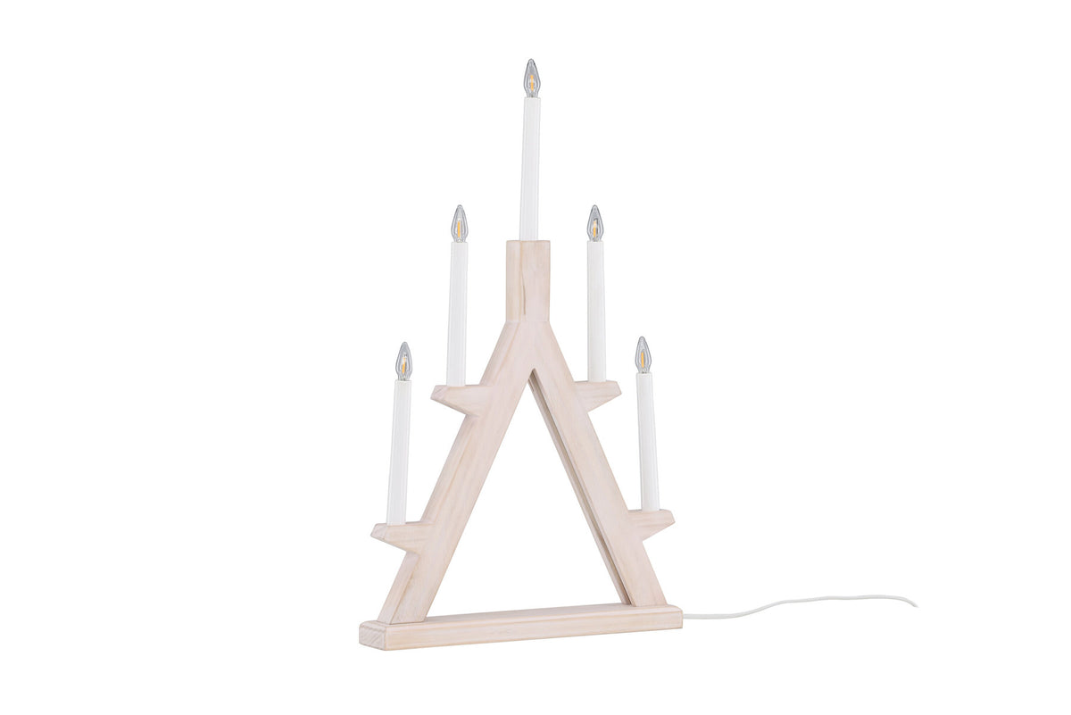 Val Thorens Tischleuchte in Whitewash/Pine präsentiert im Onlineshop von KAQTU Design AG. Tischleuchte ist von Venture Home