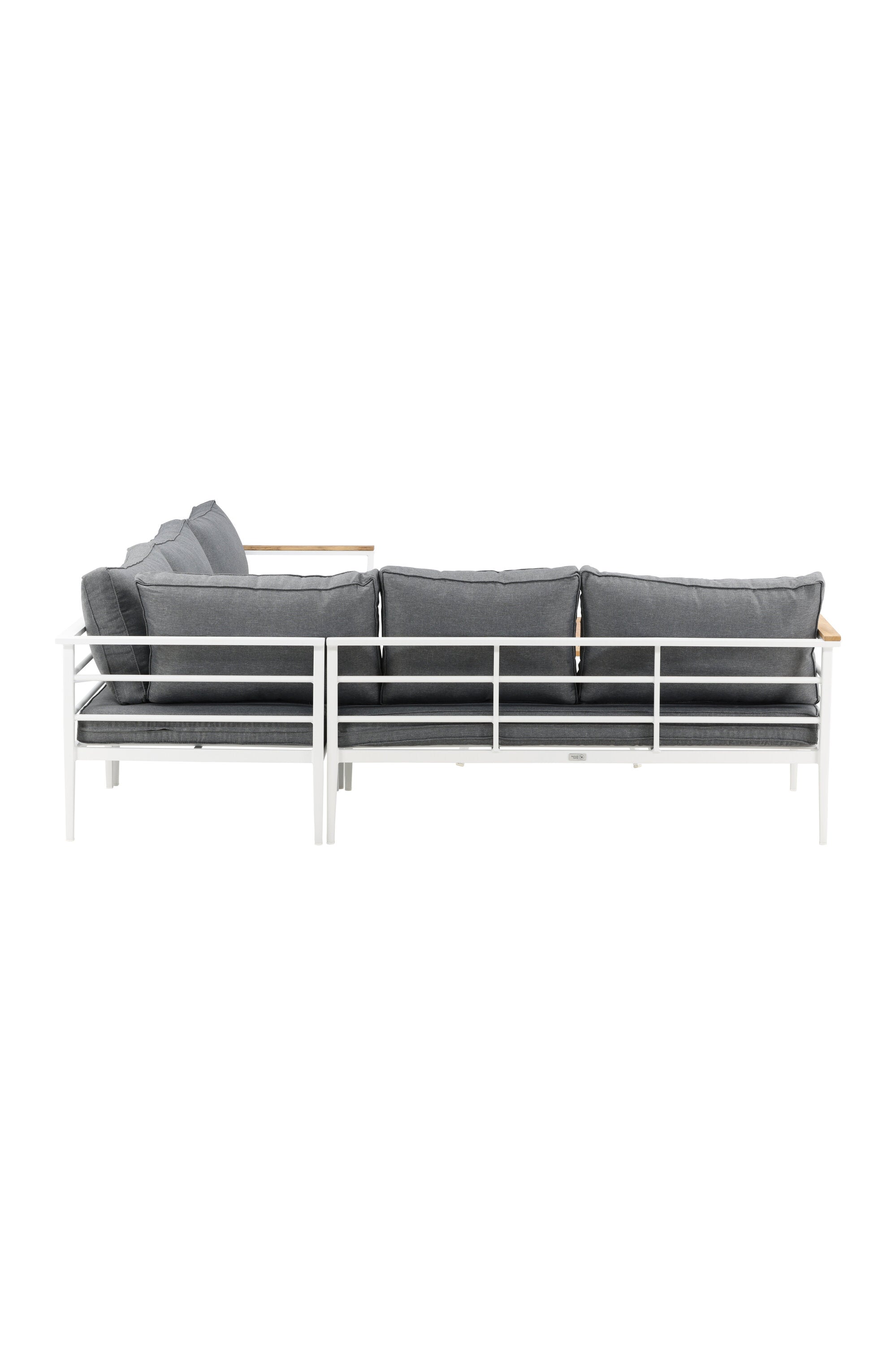 Mexiko Ecksofa Outdoorset 80cm in Weiss präsentiert im Onlineshop von KAQTU Design AG. Loungeset ist von Venture Home