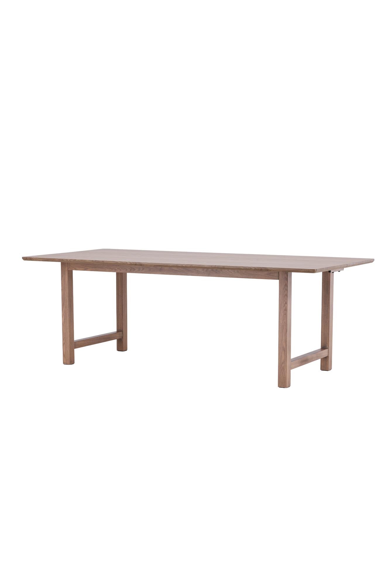 Erleben Sie den Esstisch Count von Venture Home – ein eleganter Tisch mit natürlicher Holzoptik, ideal für gemütliche Essensmomente und stilvolle Anlässe.