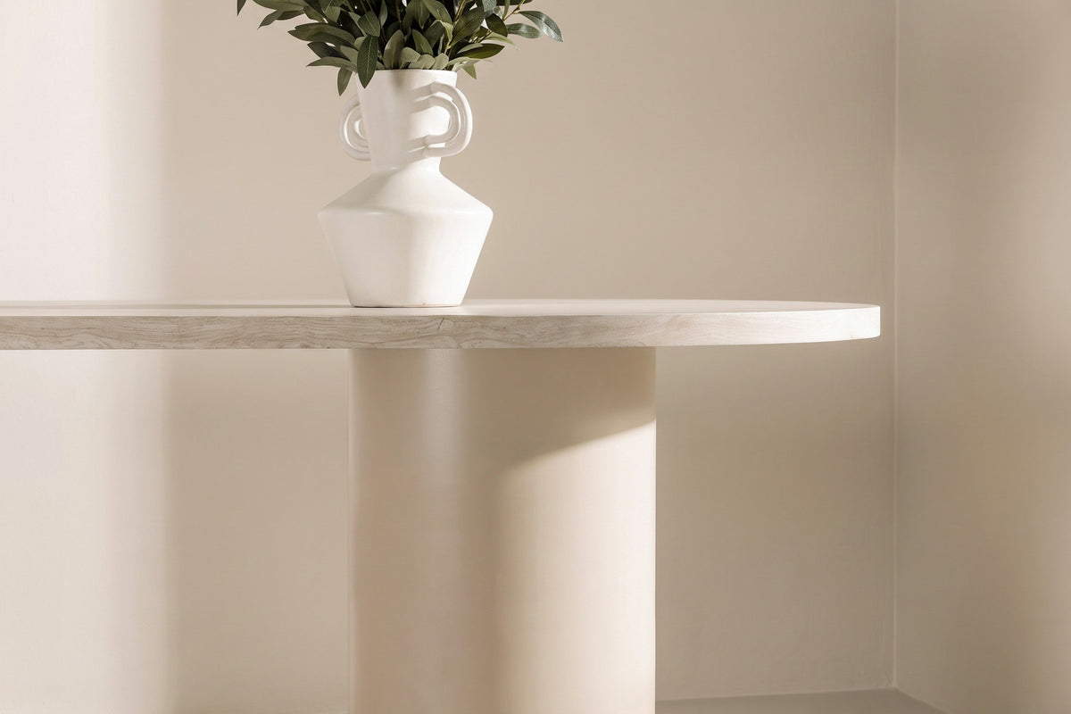 Narvik Esstisch in Beige präsentiert im Onlineshop von KAQTU Design AG. Esstisch ist von Venture Home