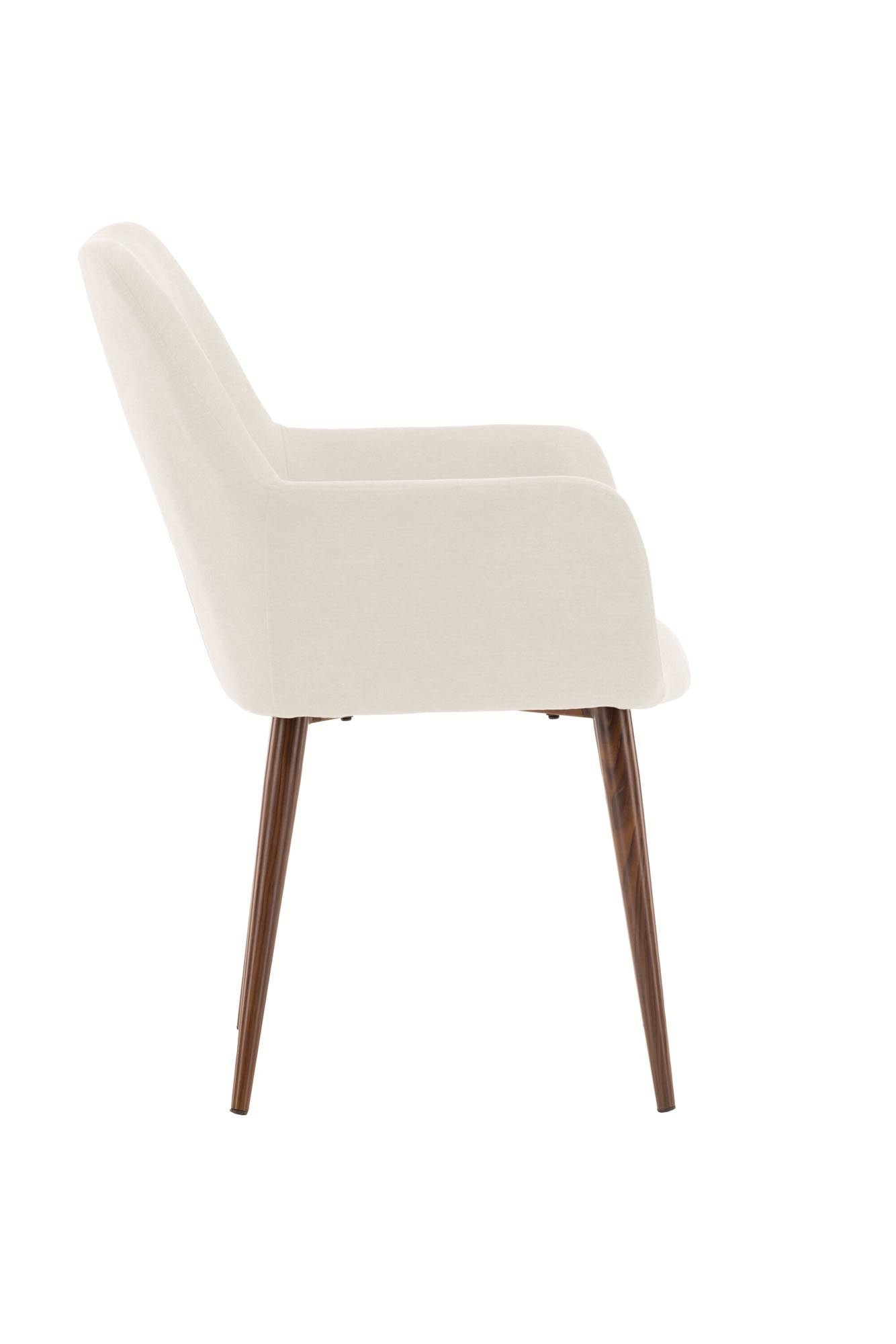 Tomorrow Esszimmerstuhl in Beige präsentiert im Onlineshop von KAQTU Design AG. Stuhl mit Armlehne ist von Venture Home