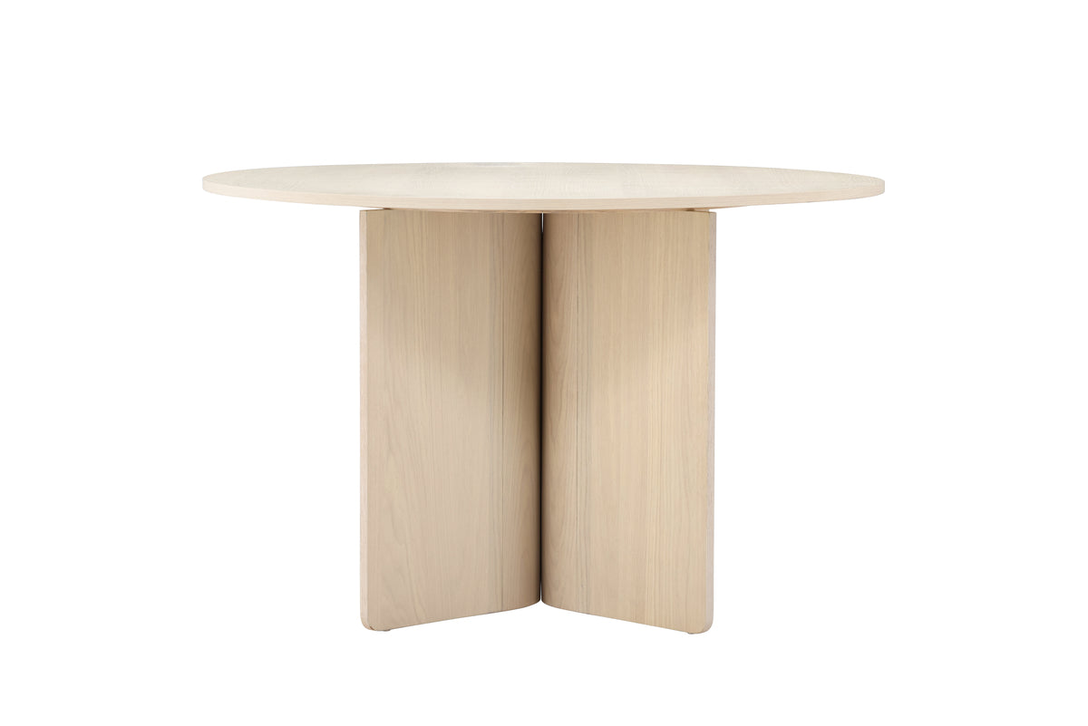 Tyresö Esstisch ø120 in Whitewash präsentiert im Onlineshop von KAQTU Design AG. Esstisch ist von Vind