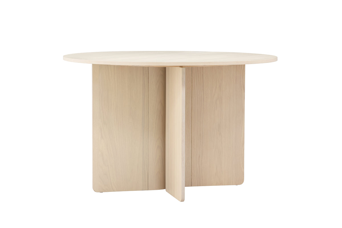 Tyresö Esstisch ø120 in Whitewash präsentiert im Onlineshop von KAQTU Design AG. Esstisch ist von Vind