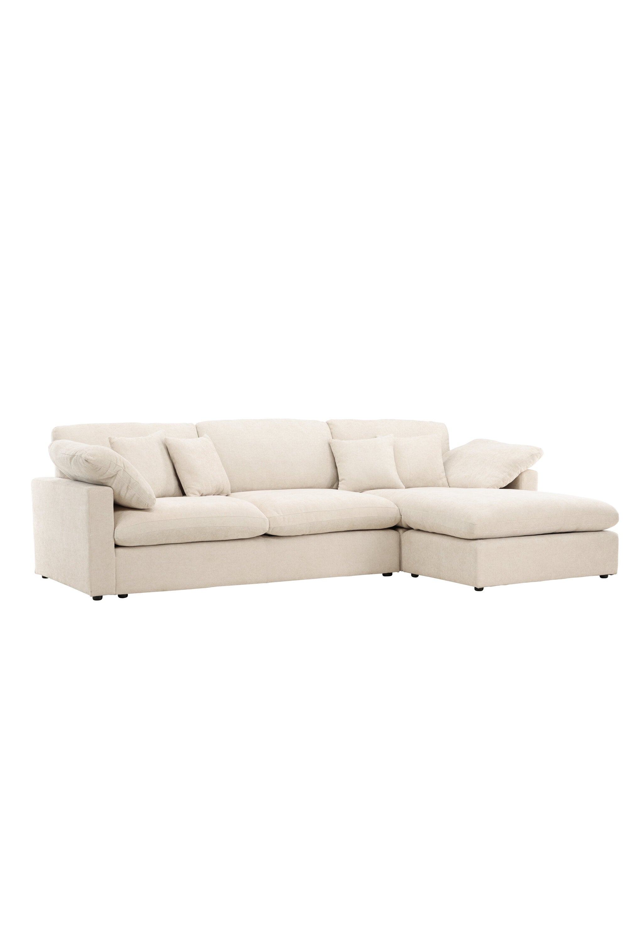 Das Amalfi Ecksofa von Vind bietet elegantes Design und hohen Komfort, perfekt für moderne und gemütliche Wohnräume.