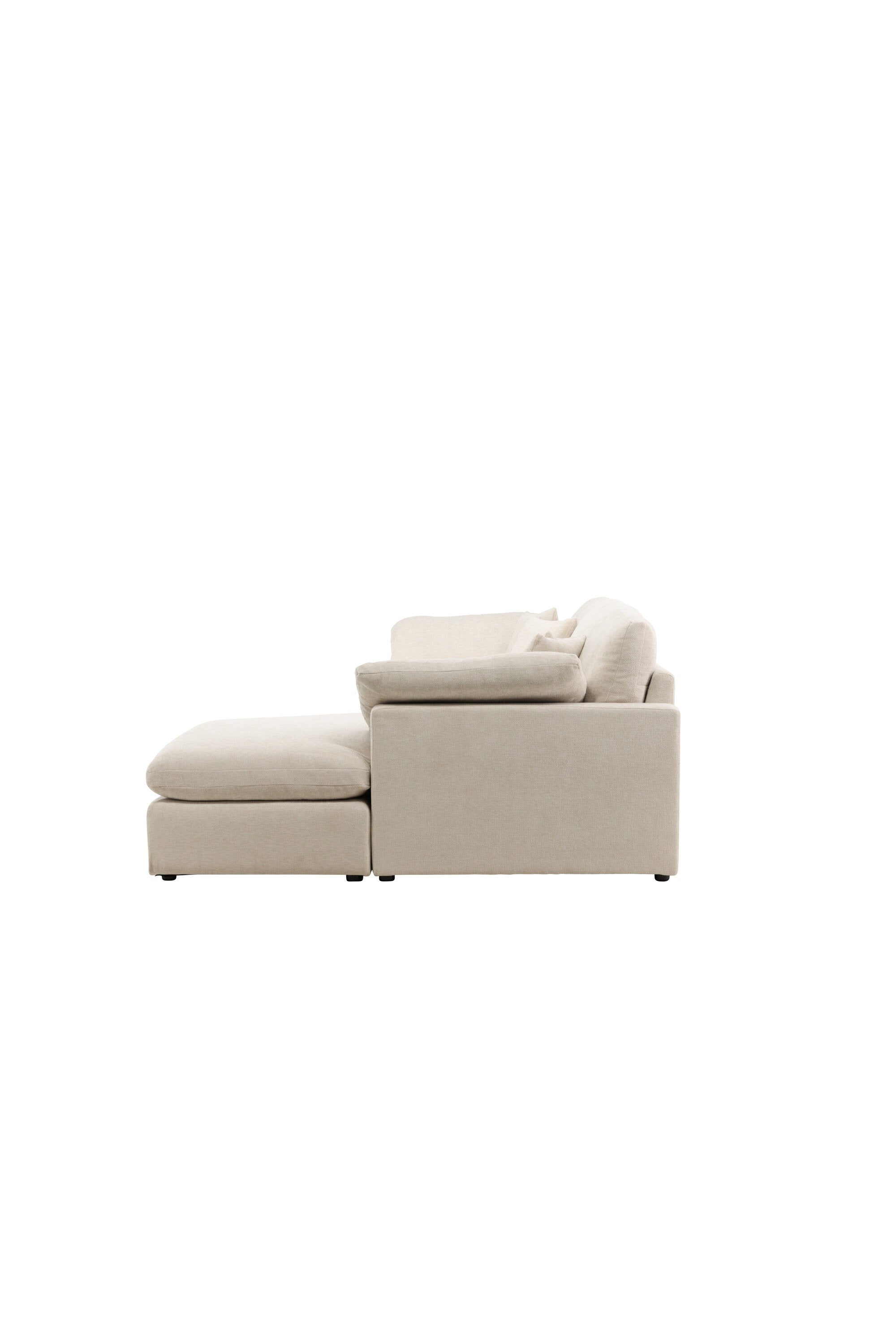 Das Amalfi Ecksofa von Vind bietet modernes Design und hohen Komfort, perfekt für stilvolle und gemütliche Wohnräume.