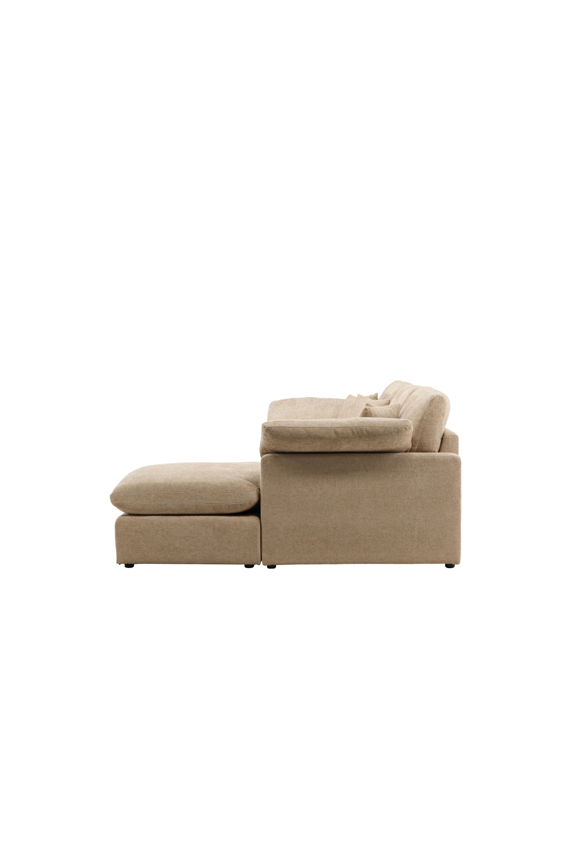 Das Amalfi Ecksofa von Vind kombiniert modernes Design mit Komfort, ideal für stilvolle und gemütliche Wohnräume.