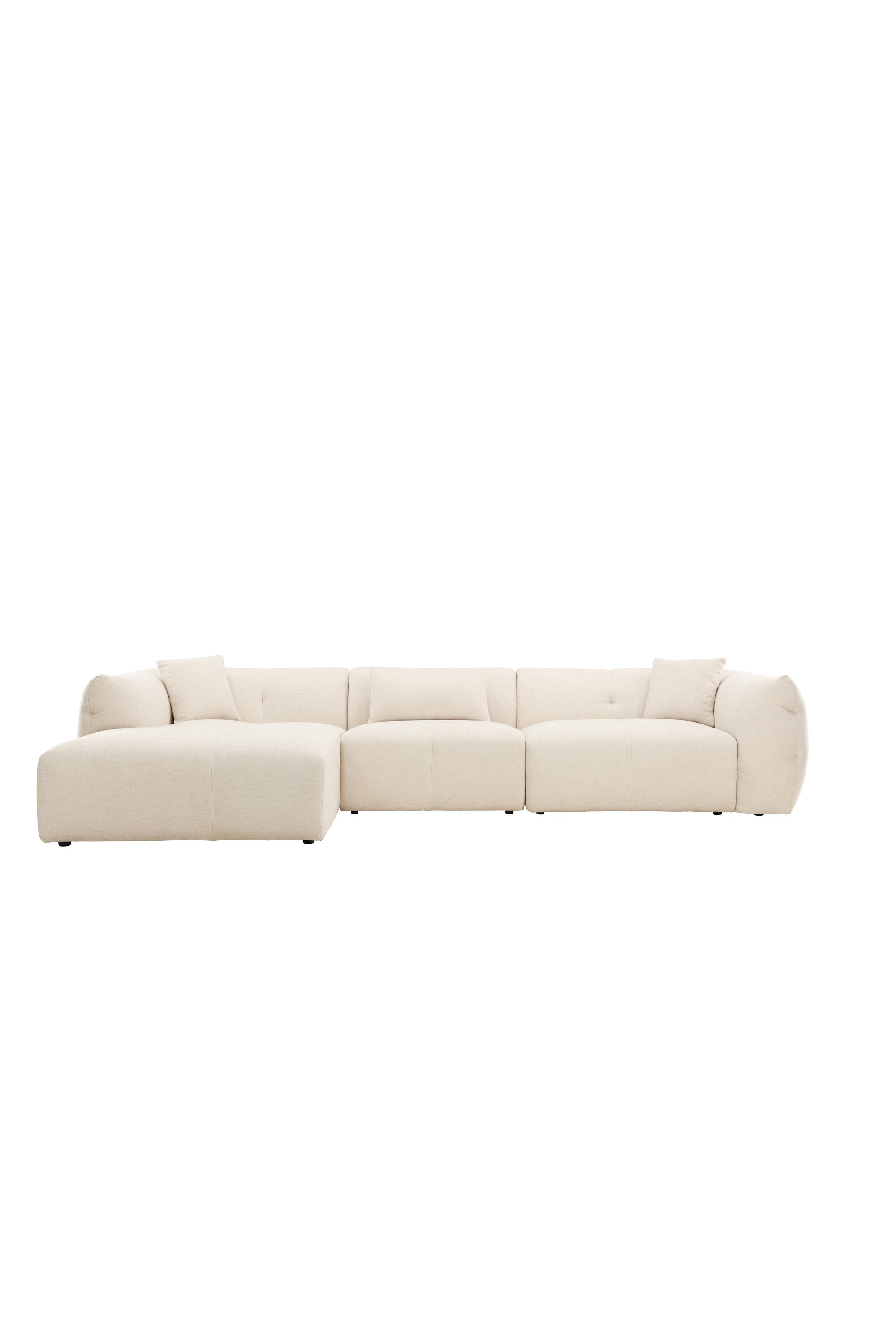 Positano Ecksofa in Beige präsentiert im Onlineshop von KAQTU Design AG. Ecksofa ist von Vind