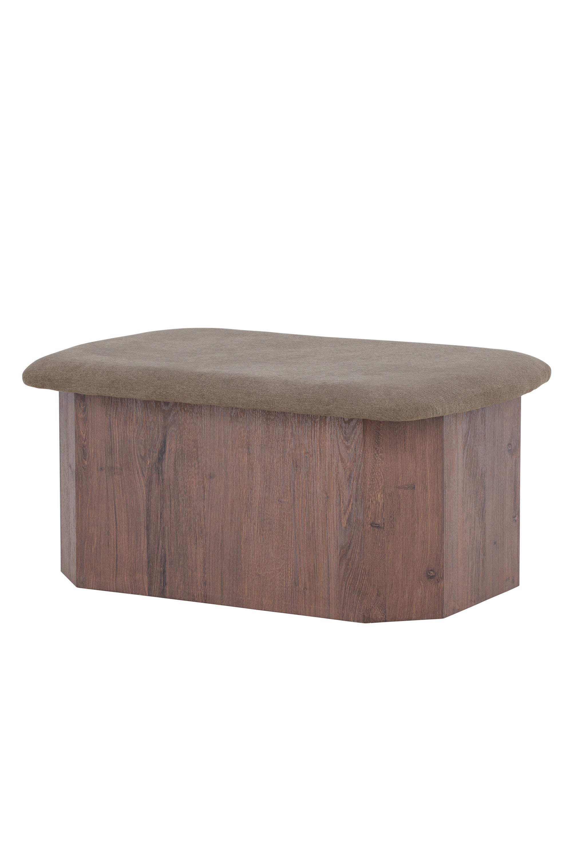 Todd Ottoman in Braun präsentiert im Onlineshop von KAQTU Design AG. Ottoman ist von Venture Home