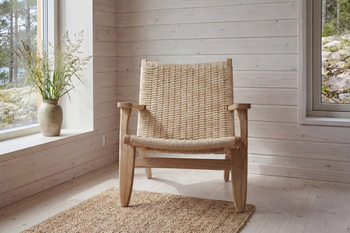 Lazy Sessel in Tünche präsentiert im Onlineshop von KAQTU Design AG. Sessel mit Armlehnen ist von Vind