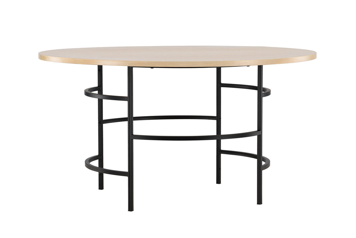 Copenhagen Esstisch in Whitewash/Schwarz präsentiert im Onlineshop von KAQTU Design AG. Esstisch ist von Venture Home