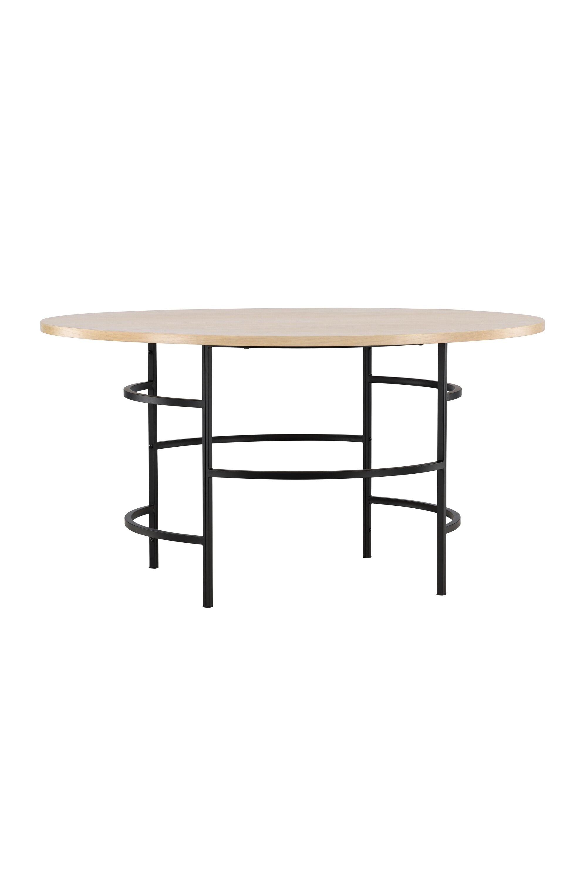 Copenhagen Esstisch in Whitewash/Schwarz präsentiert im Onlineshop von KAQTU Design AG. Esstisch ist von Venture Home