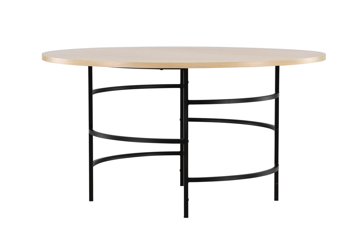 Copenhagen Esstisch in Whitewash/Schwarz präsentiert im Onlineshop von KAQTU Design AG. Esstisch ist von Venture Home