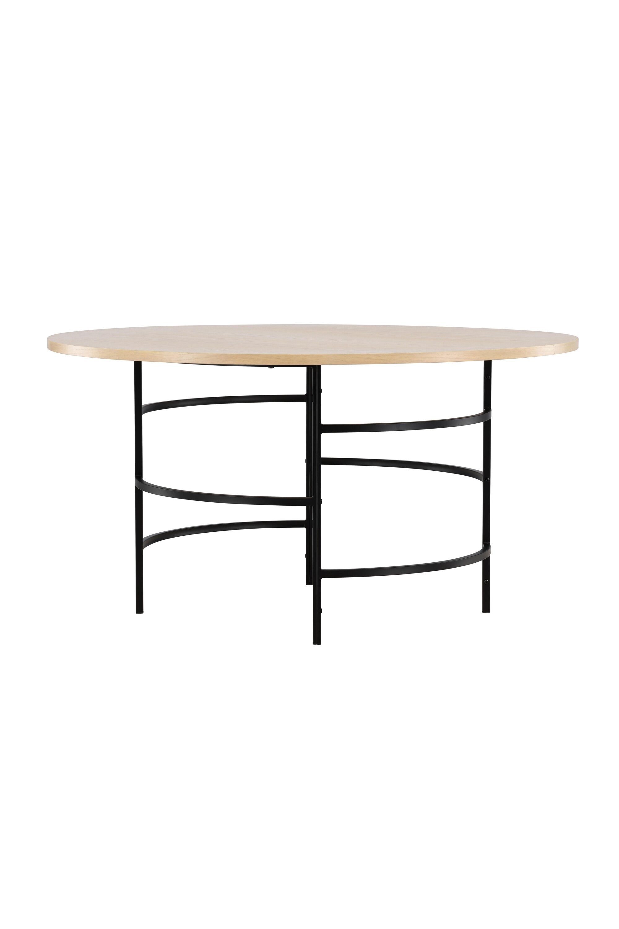 Copenhagen Esstisch in Whitewash/Schwarz präsentiert im Onlineshop von KAQTU Design AG. Esstisch ist von Venture Home