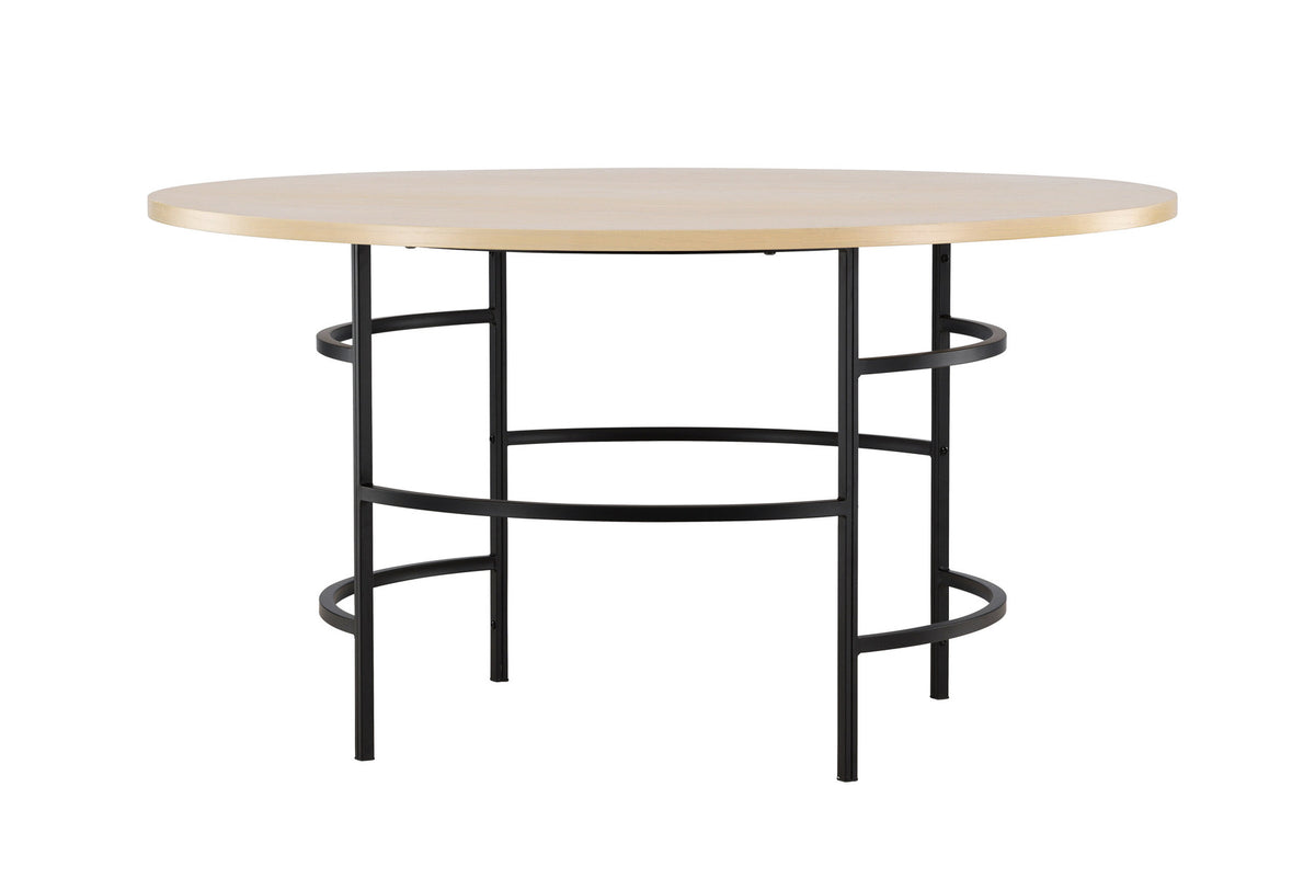 Copenhagen Esstisch in Whitewash/Schwarz präsentiert im Onlineshop von KAQTU Design AG. Esstisch ist von Venture Home