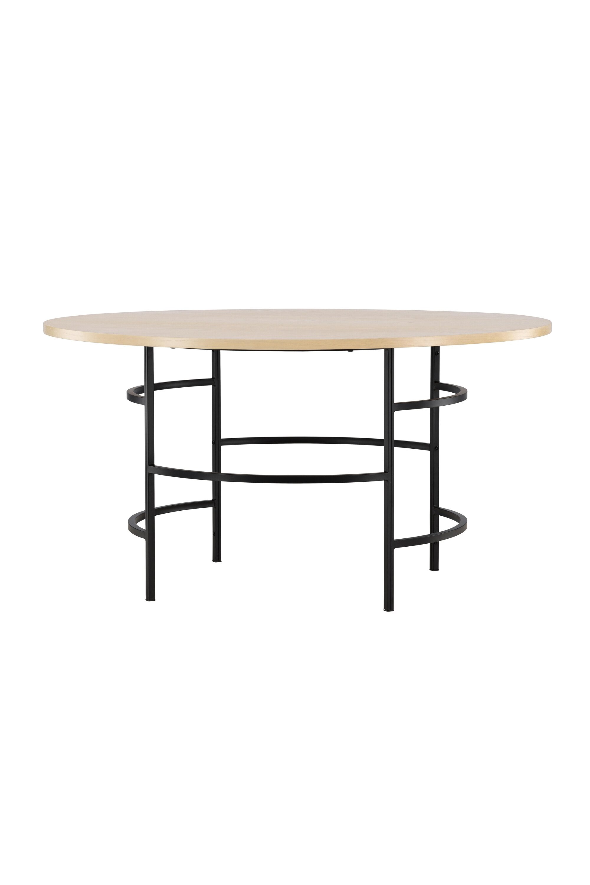 Copenhagen Esstisch in Whitewash/Schwarz präsentiert im Onlineshop von KAQTU Design AG. Esstisch ist von Venture Home