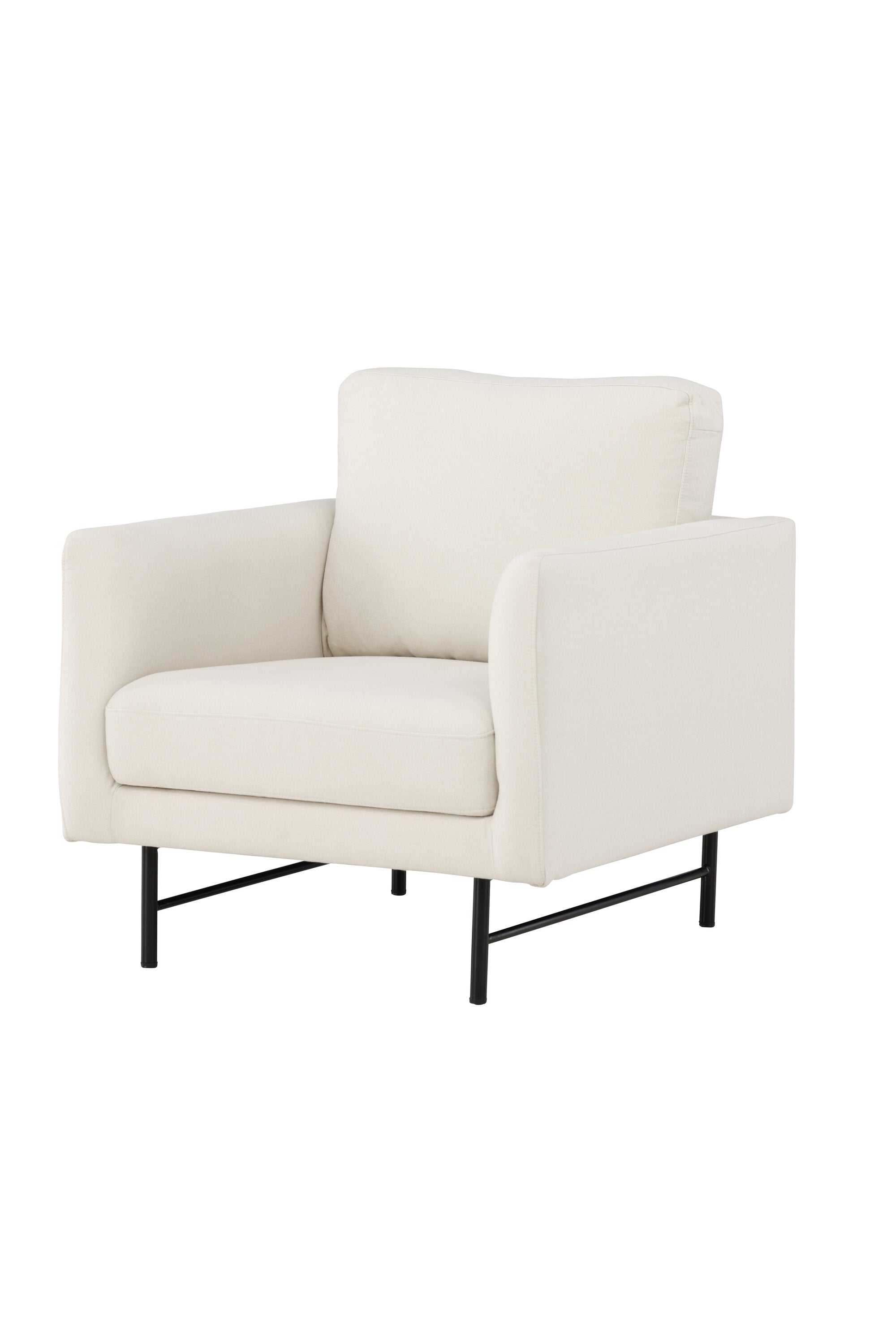 Sessel Sky in White präsentiert im Onlineshop von KAQTU Design AG. Sessel mit Armlehnen ist von Venture Home